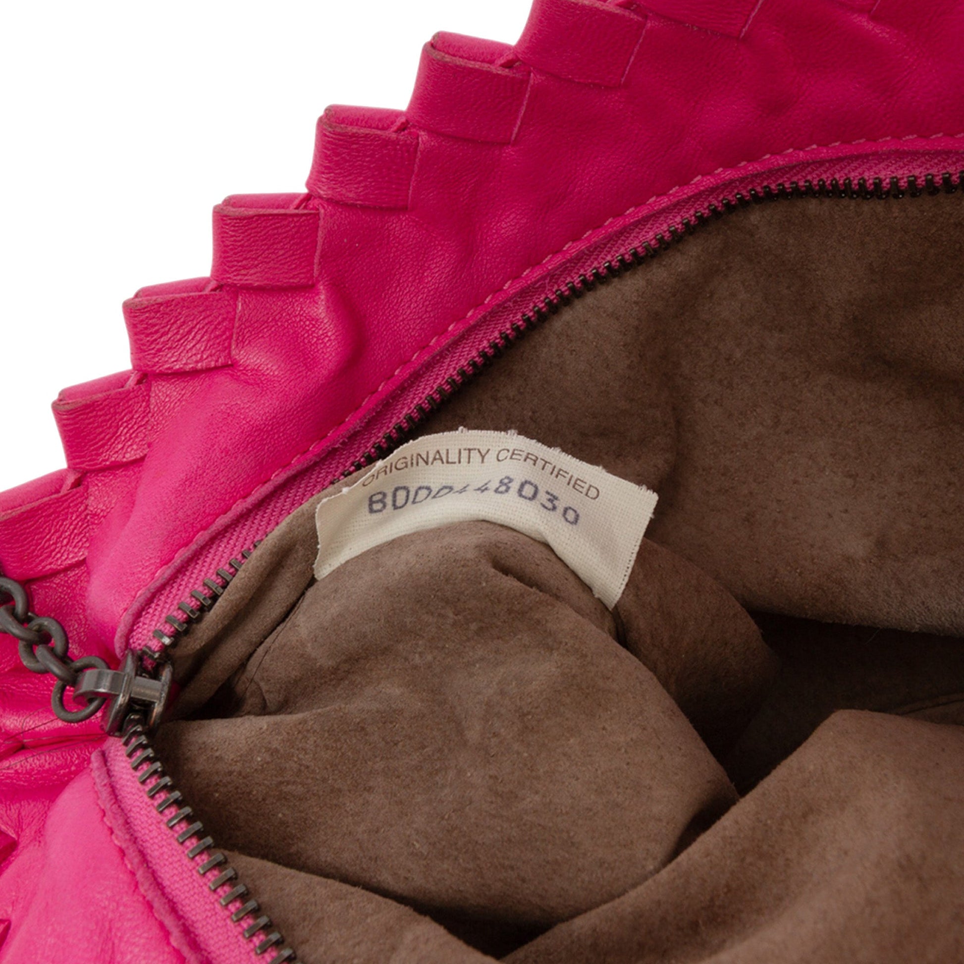 Bottega Veneta Intrecciato Trimmed Bicolor Nappa Clutch