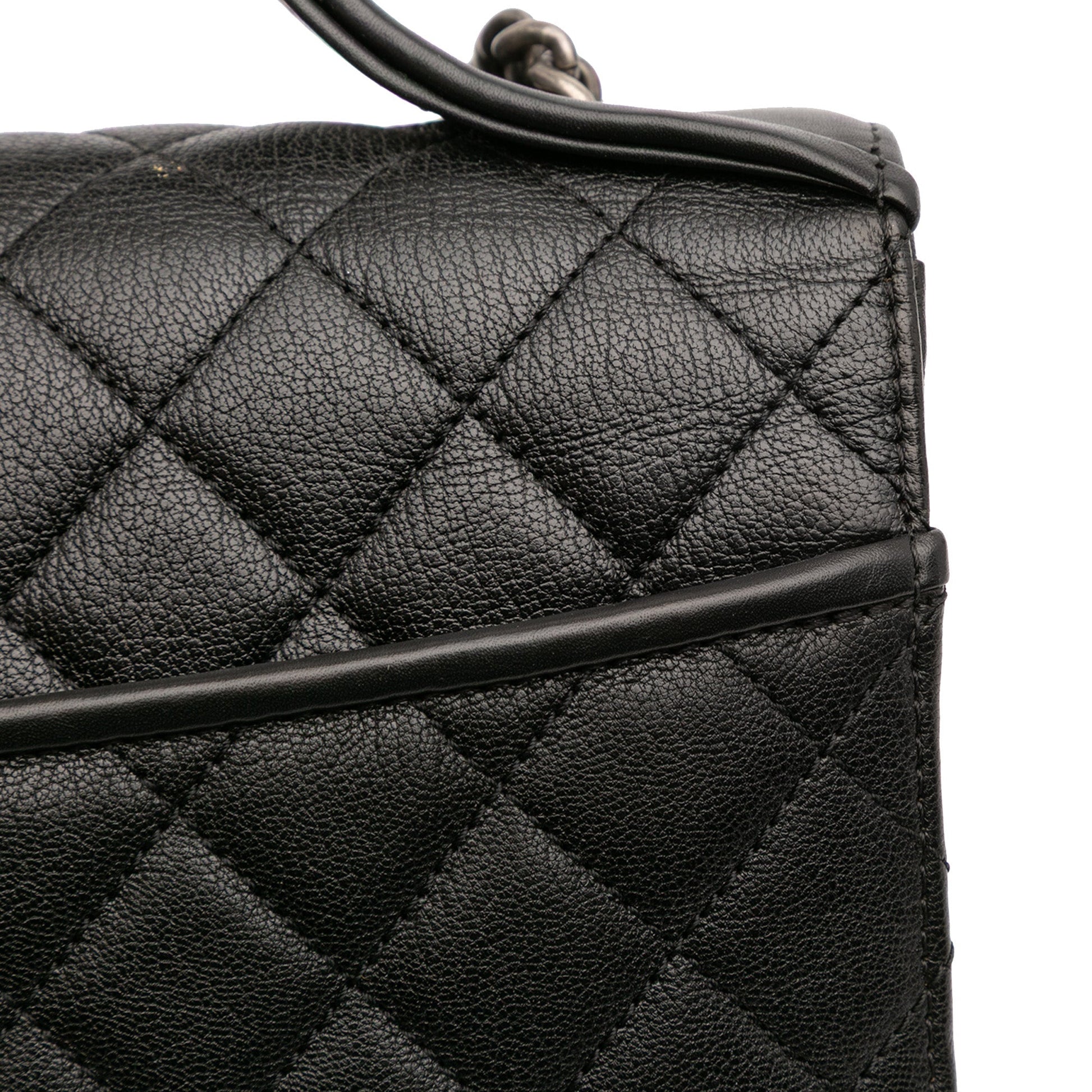 Chanel Medium Quilted Goatskin CC University Flap