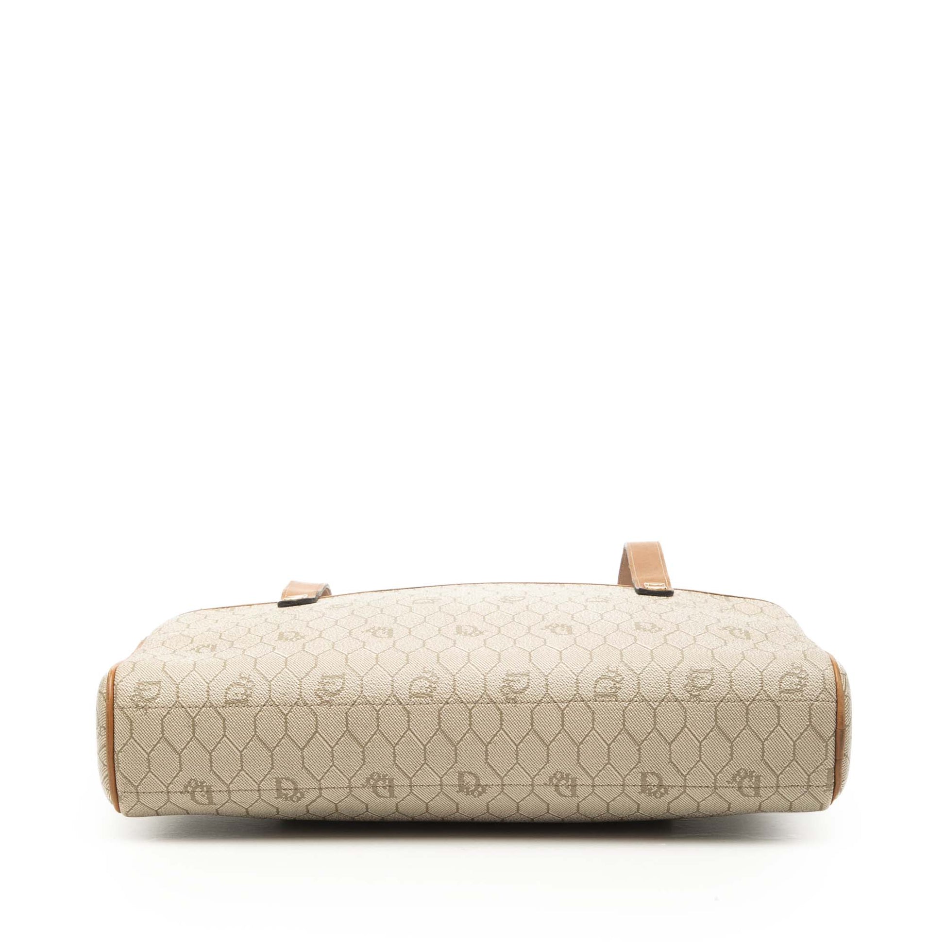 Dior Honeycomb Coated Canvas Shoulder Bag