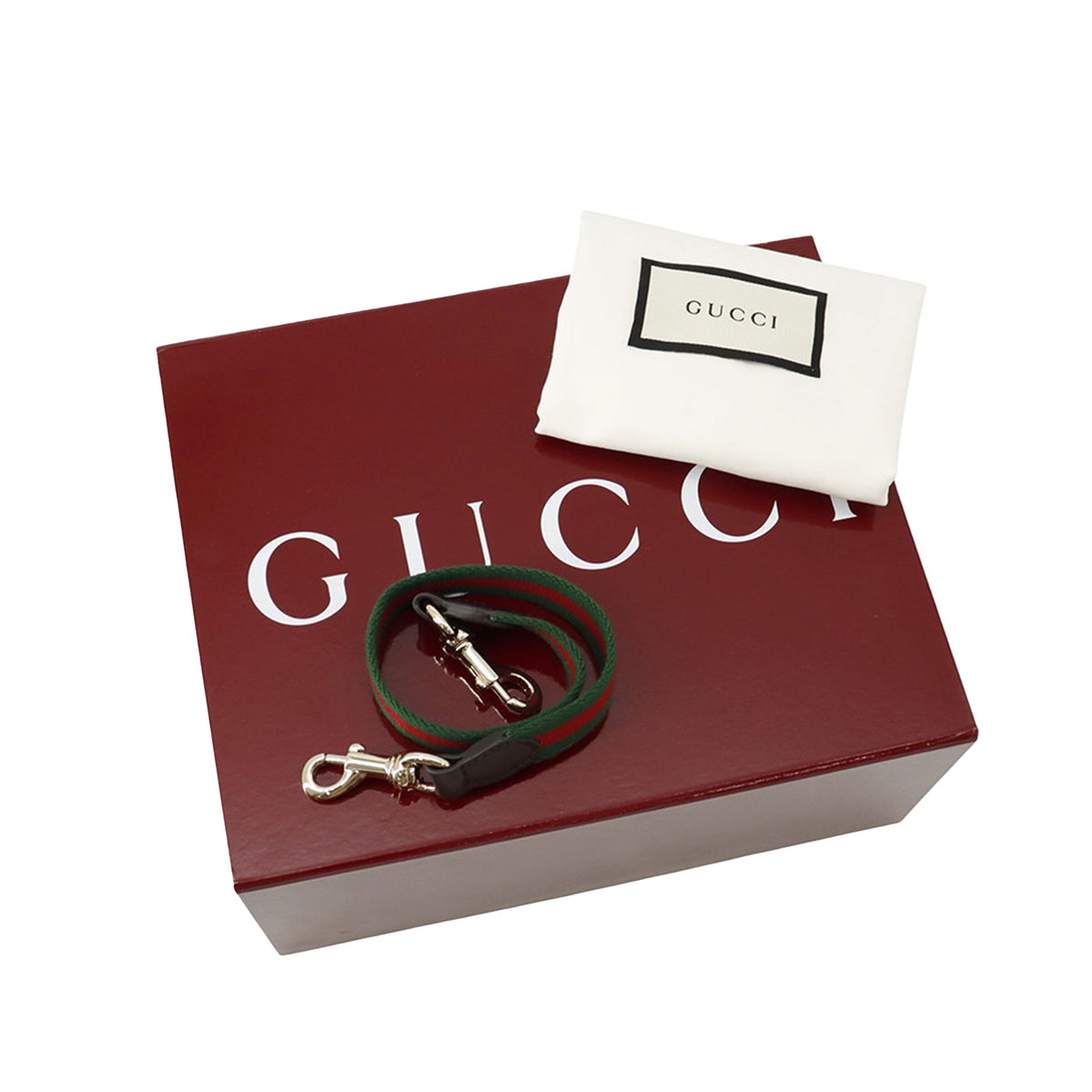 Gucci Mini GG Canvas Web Moon Side Shoulder Bag