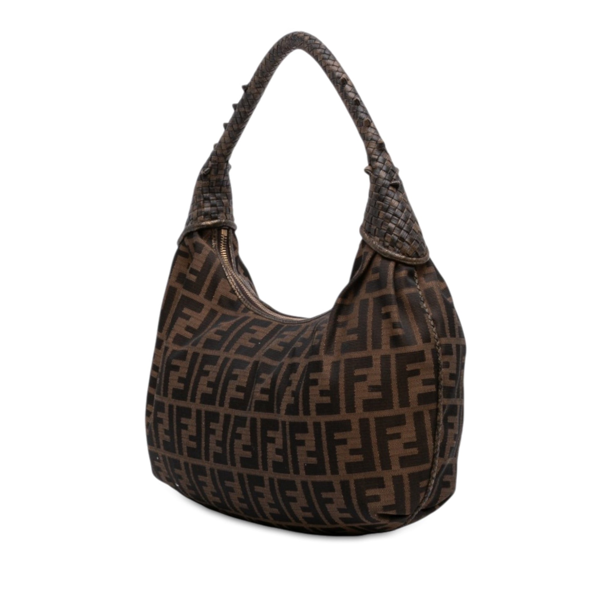 Fendi Zucca Canvas Spy Hobo