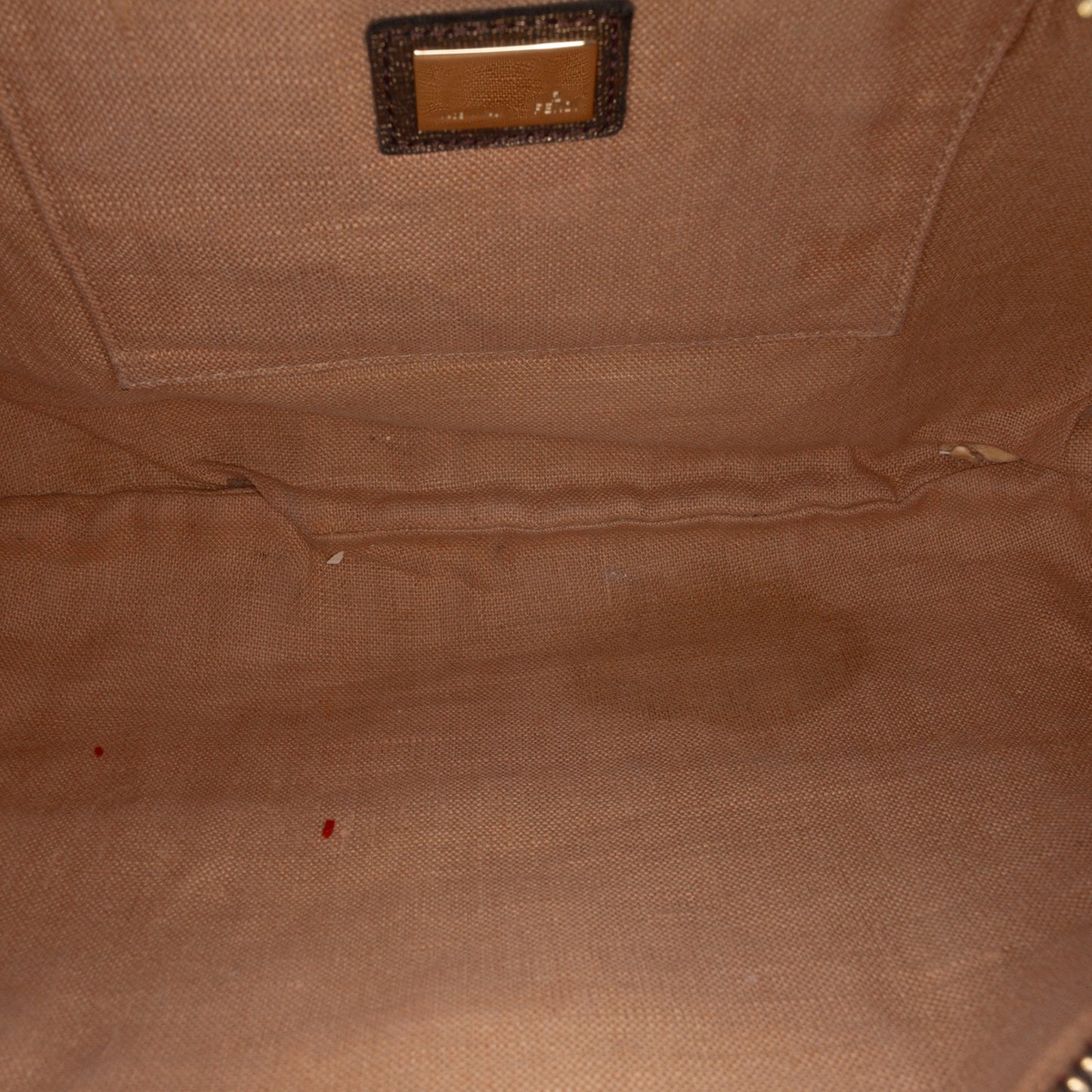 Fendi Zucca Canvas Spy Hobo
