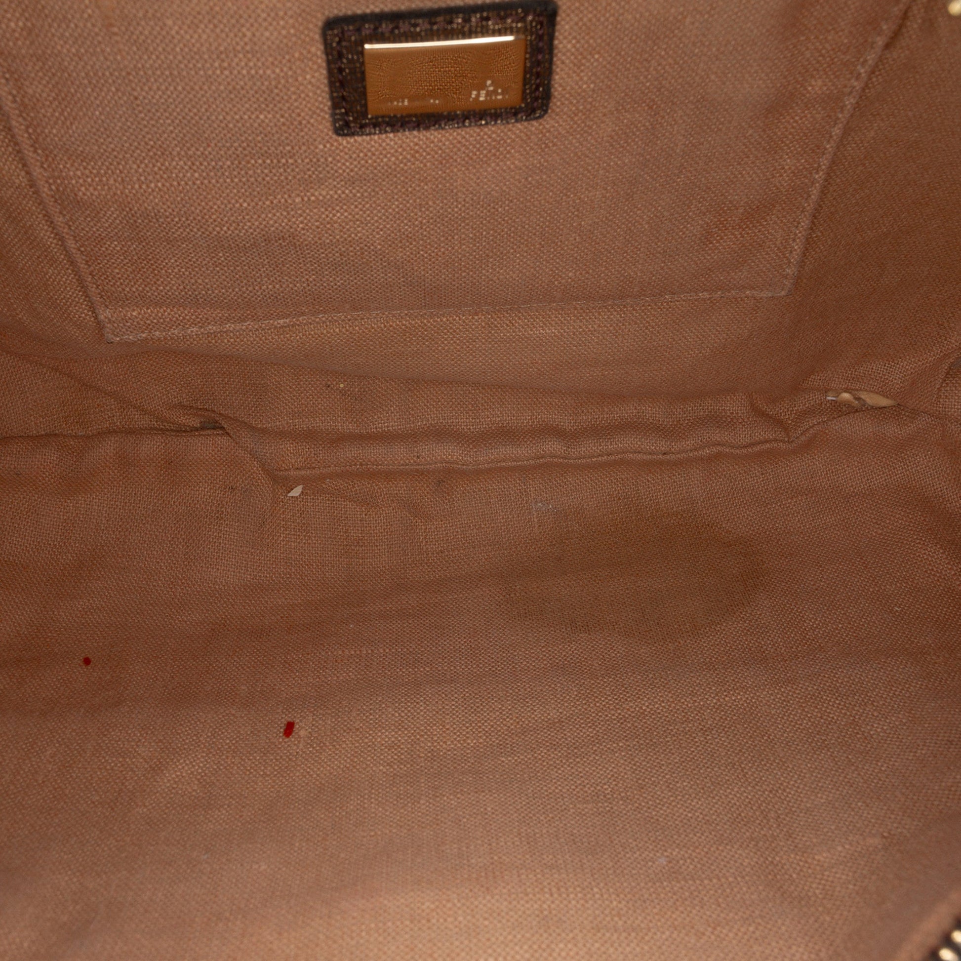 Fendi Zucca Canvas Spy Hobo