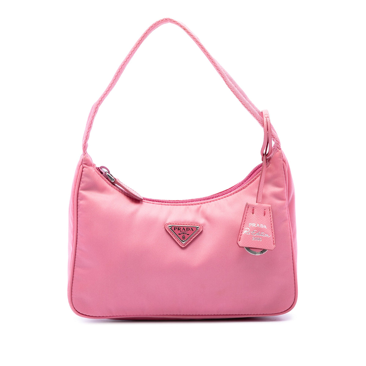 Prada Mini Tessuto Re Edition 2000 Shoulder Bag — Pink