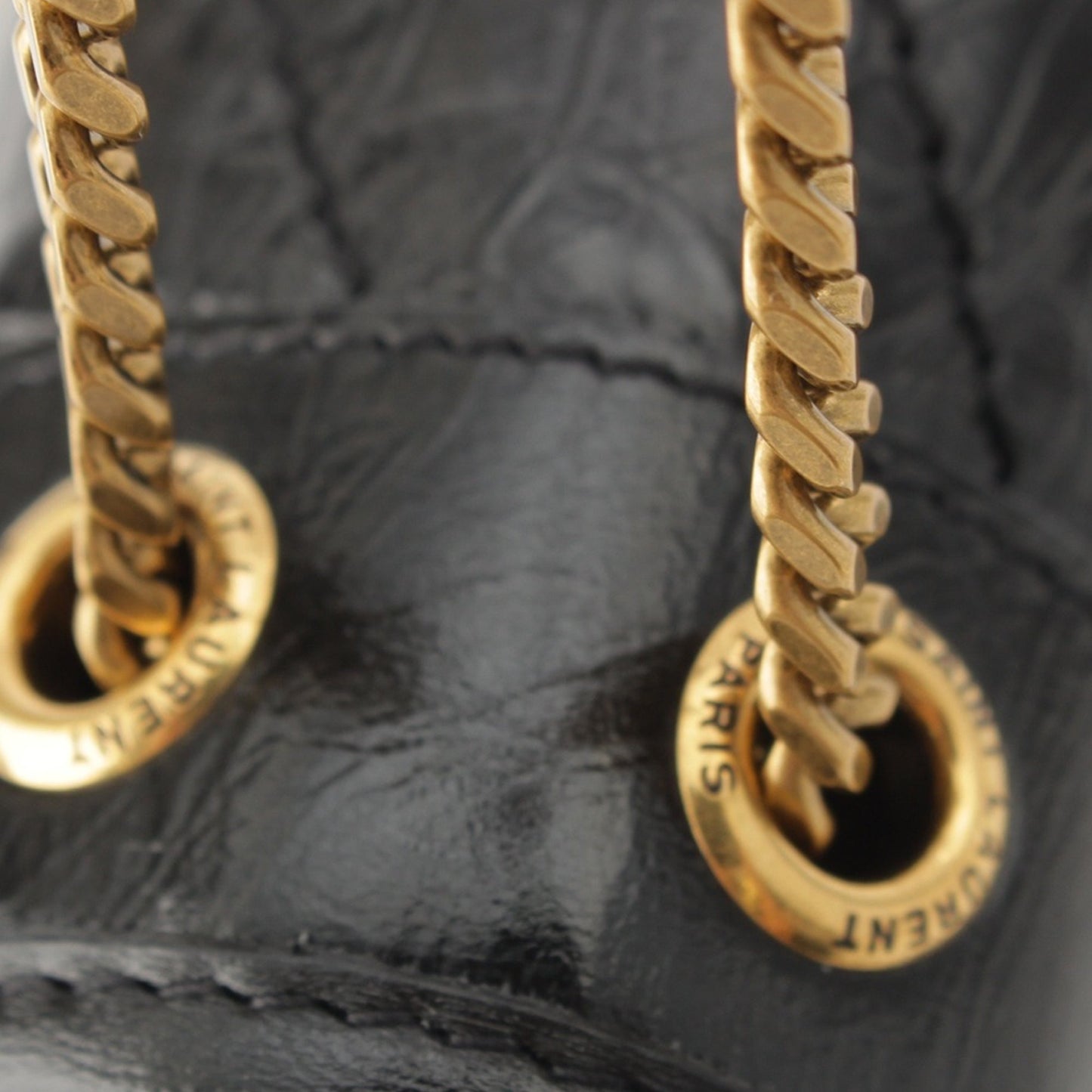 Saint Laurent Mini Crinkled Calfskin Niki