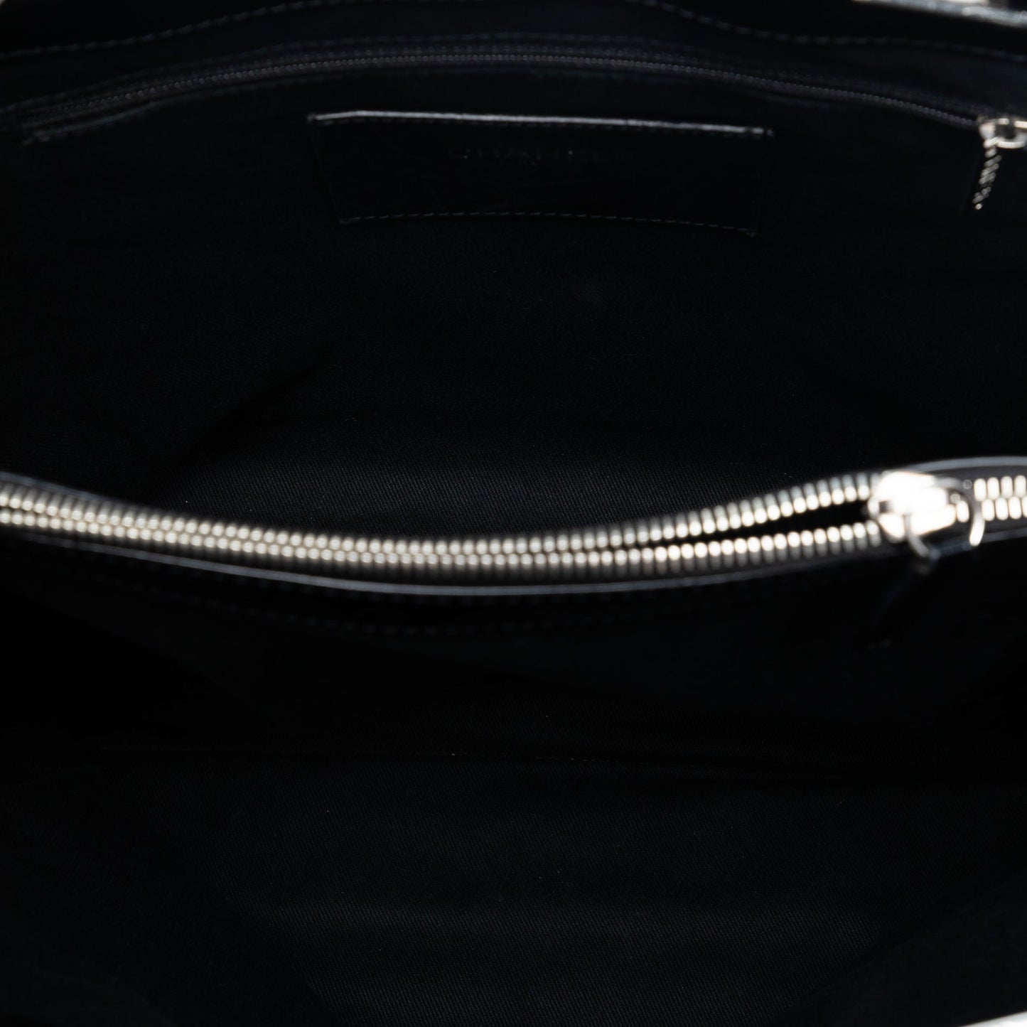Chanel CC Quilted Patent North South Tote