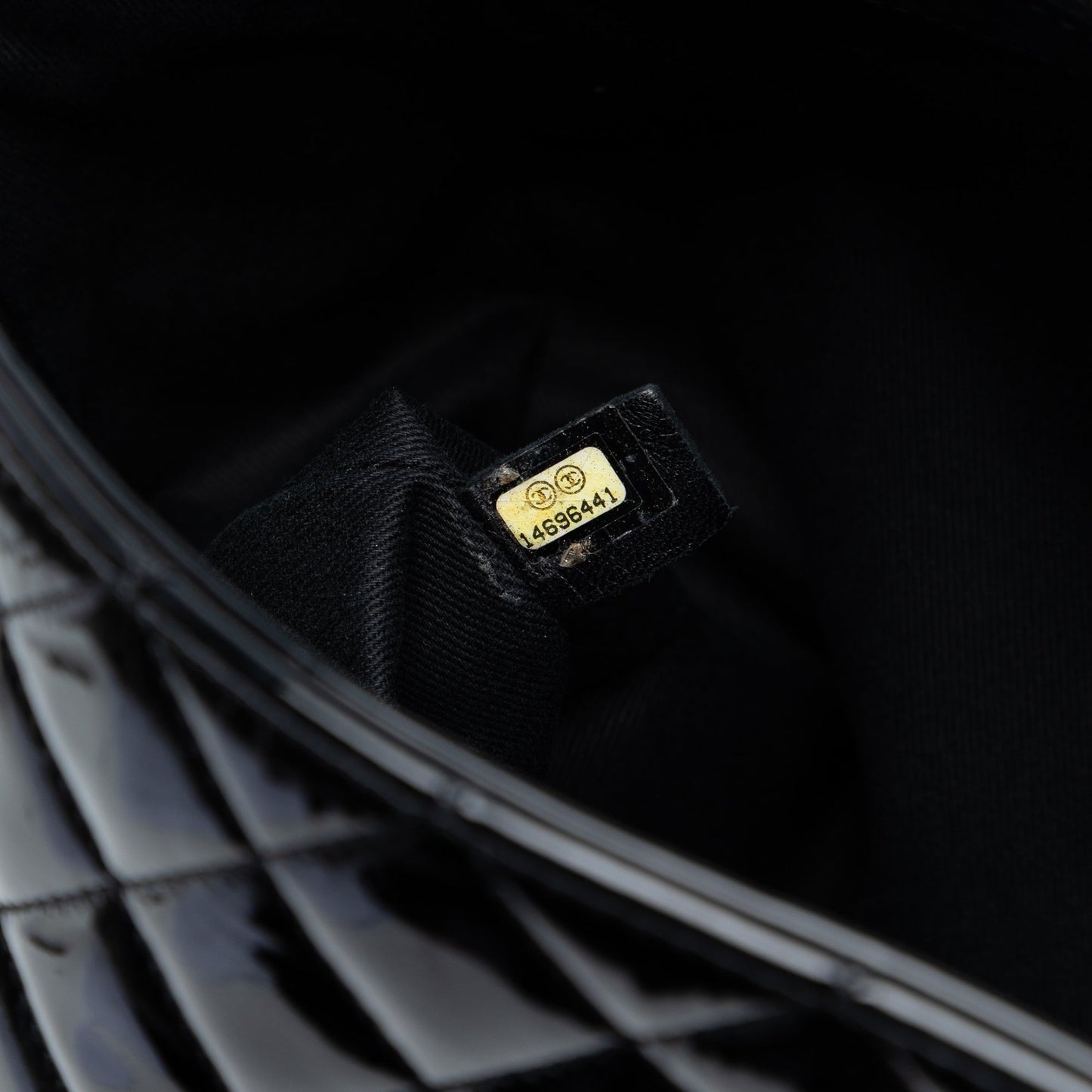 Chanel CC Quilted Patent North South Tote