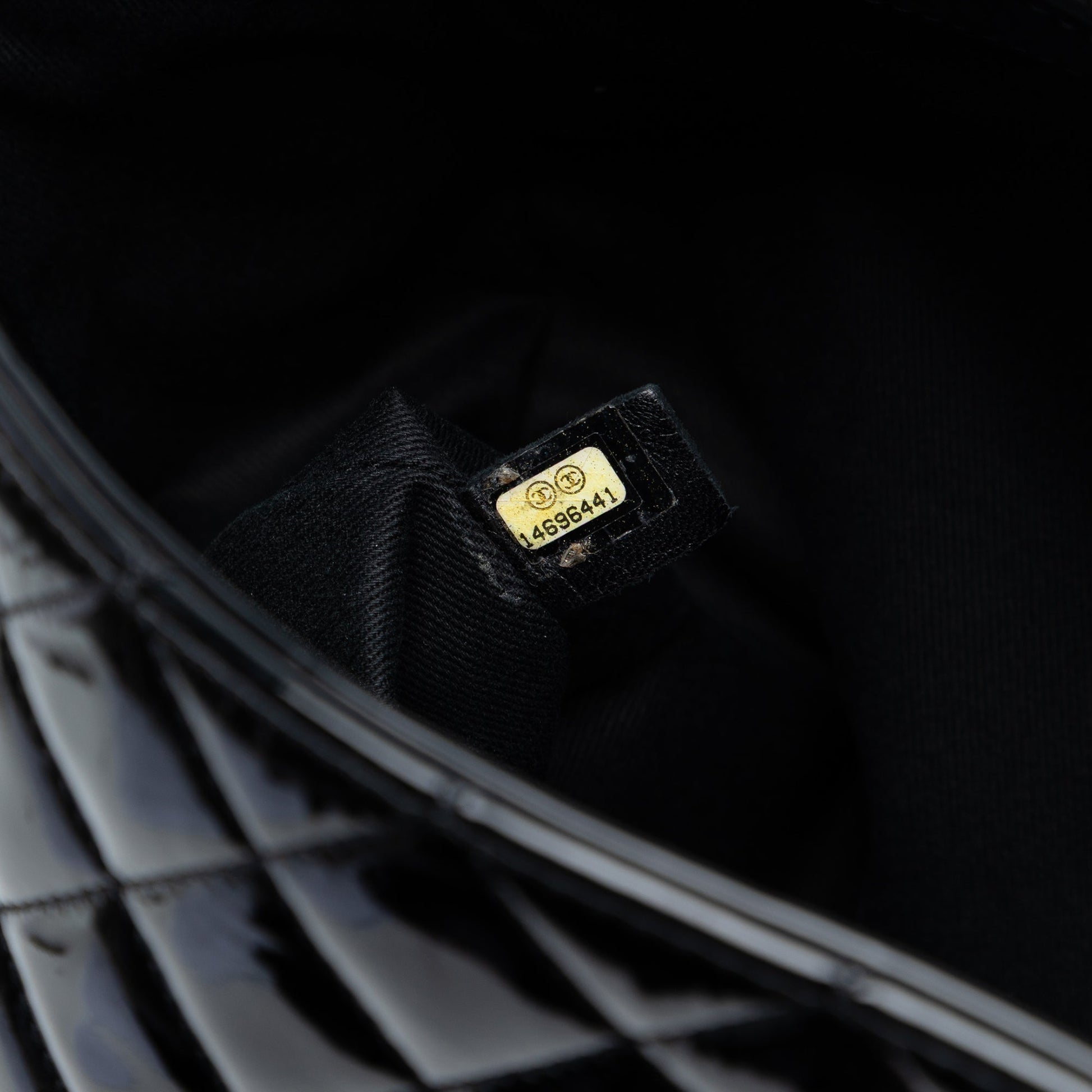 Chanel CC Quilted Patent North South Tote