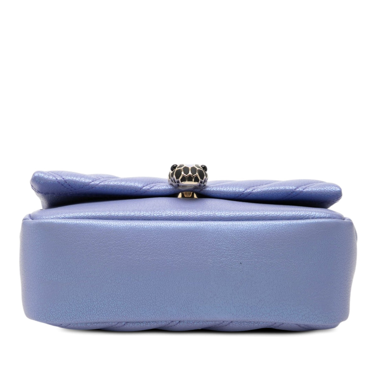 Bvlgari Leather Serpenti Cabochon Chain Crossbody