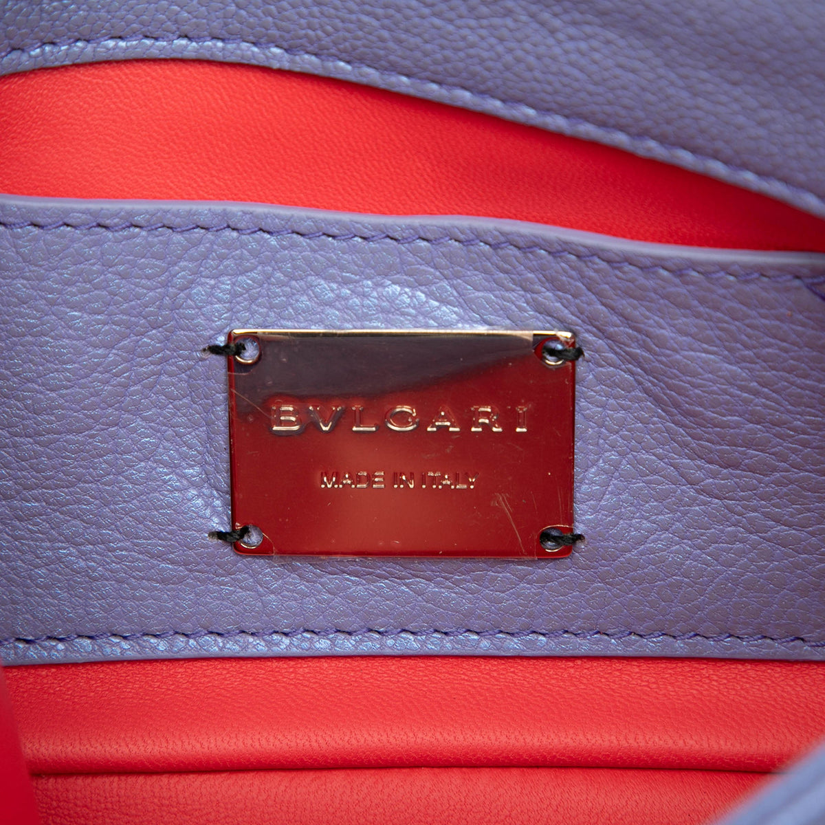 Bvlgari Leather Serpenti Cabochon Chain Crossbody