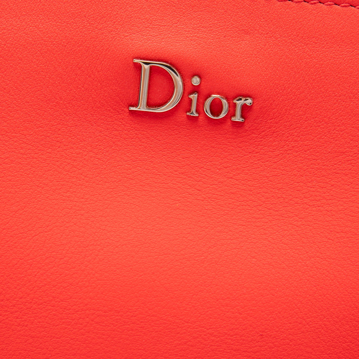 Dior Small Smooth Calfskin Diorbar Tote — Red