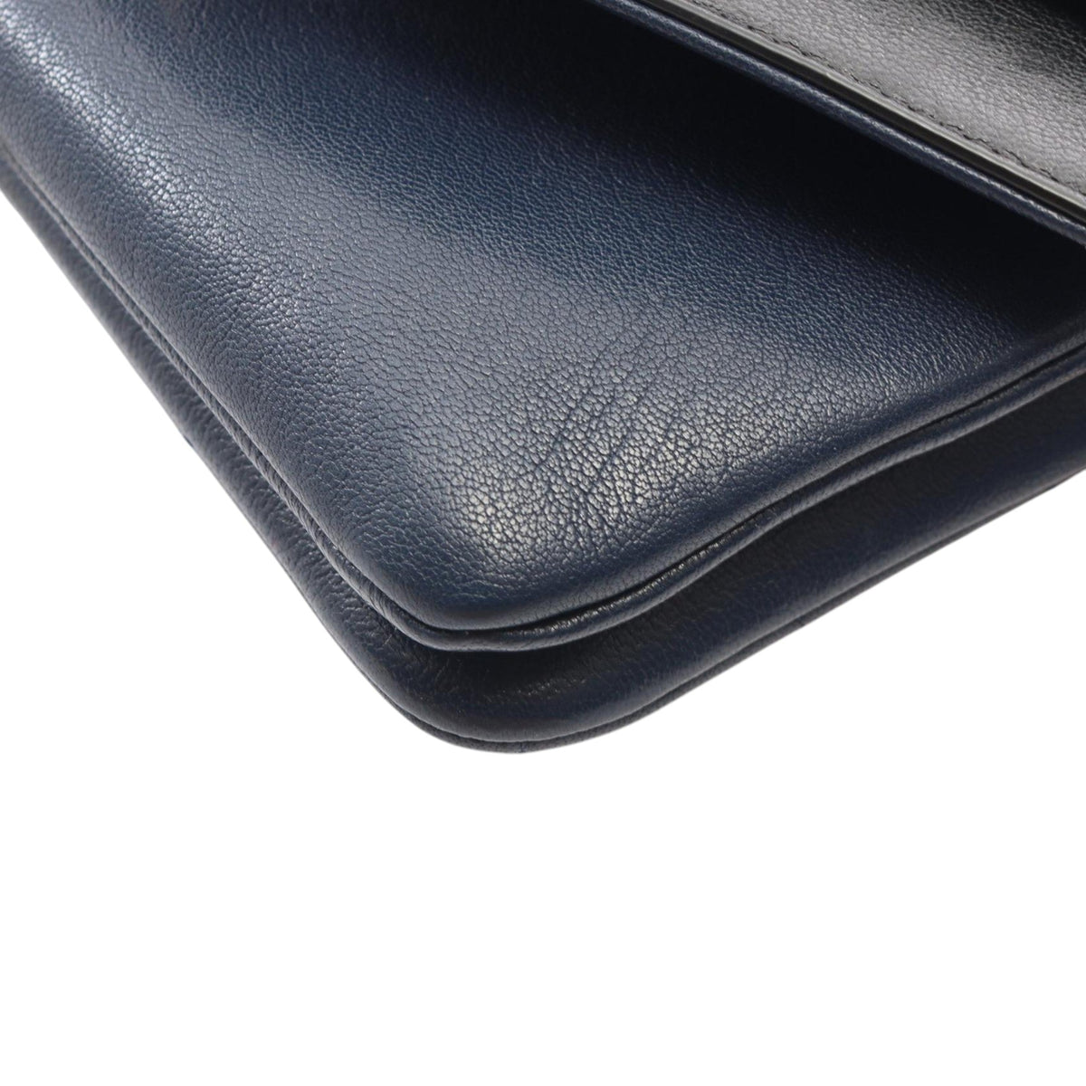 Chanel Chevron Calfskin Double Envelope Flap