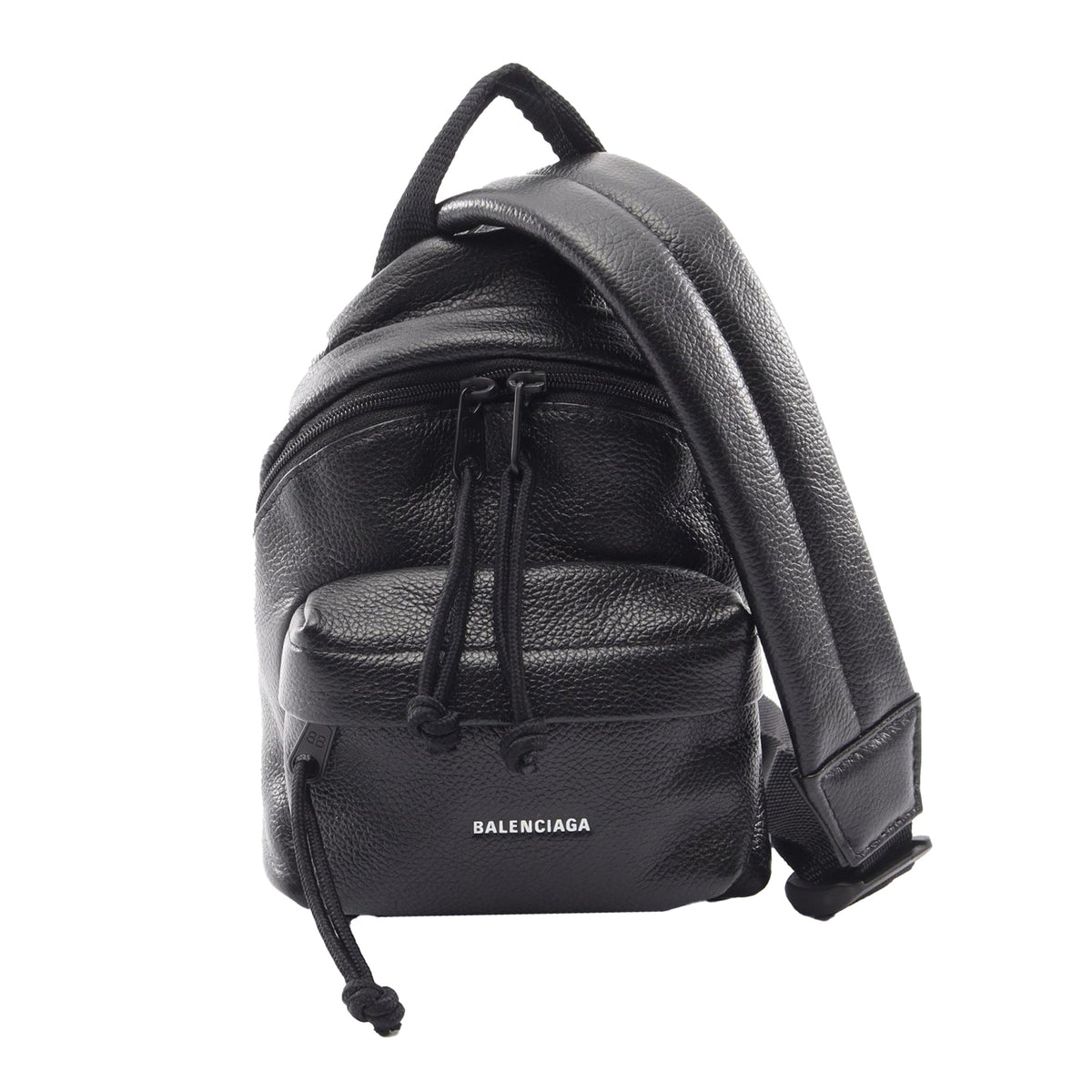 Balenciaga Mini Leather Oversized Backpack Crossbody