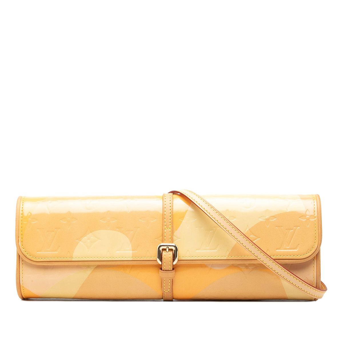 Louis Vuitton Monogram Vernis Fleurs Pochette