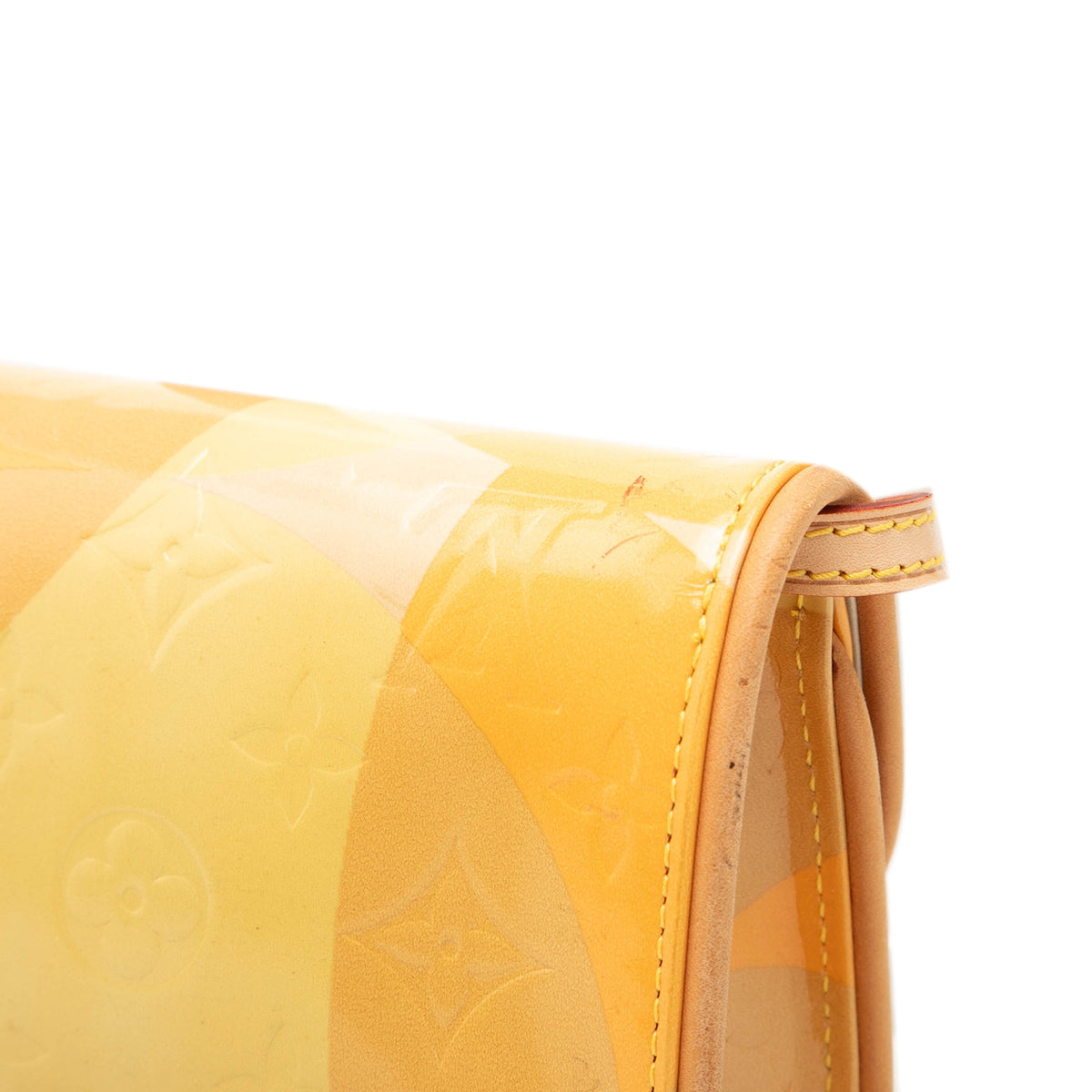Louis Vuitton Monogram Vernis Fleurs Pochette