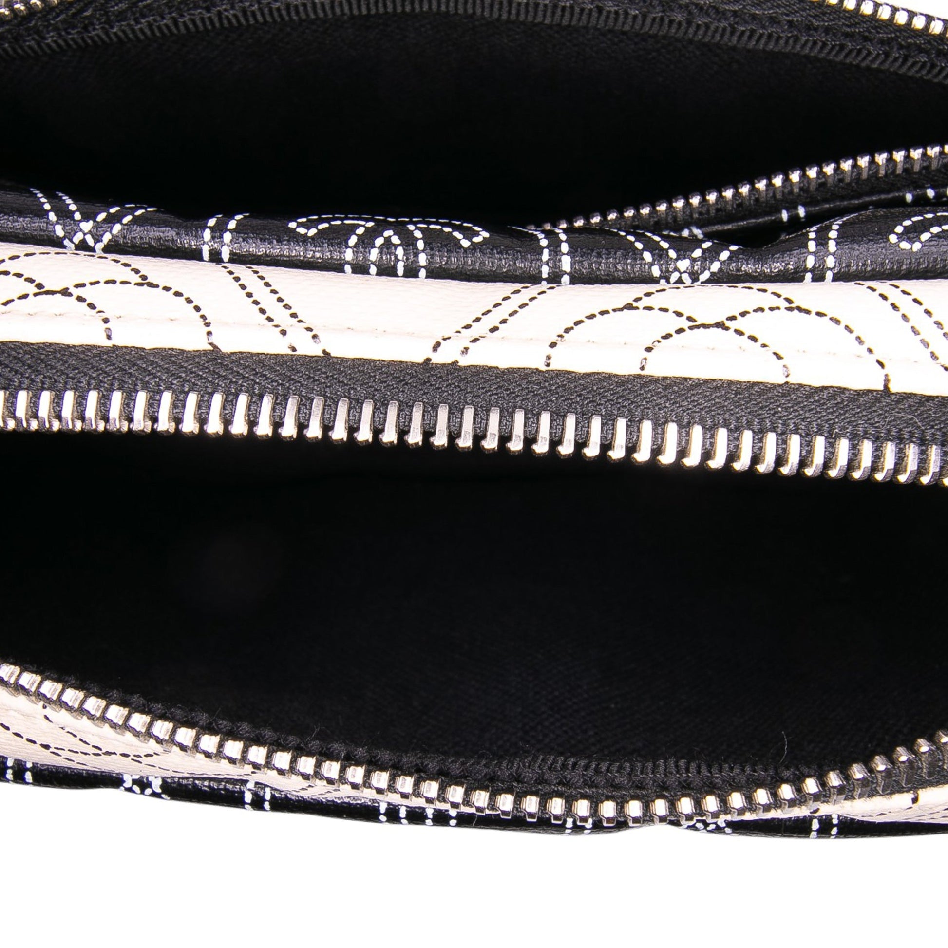 Chanel Coated Canvas Camellia Logo Camera Bag