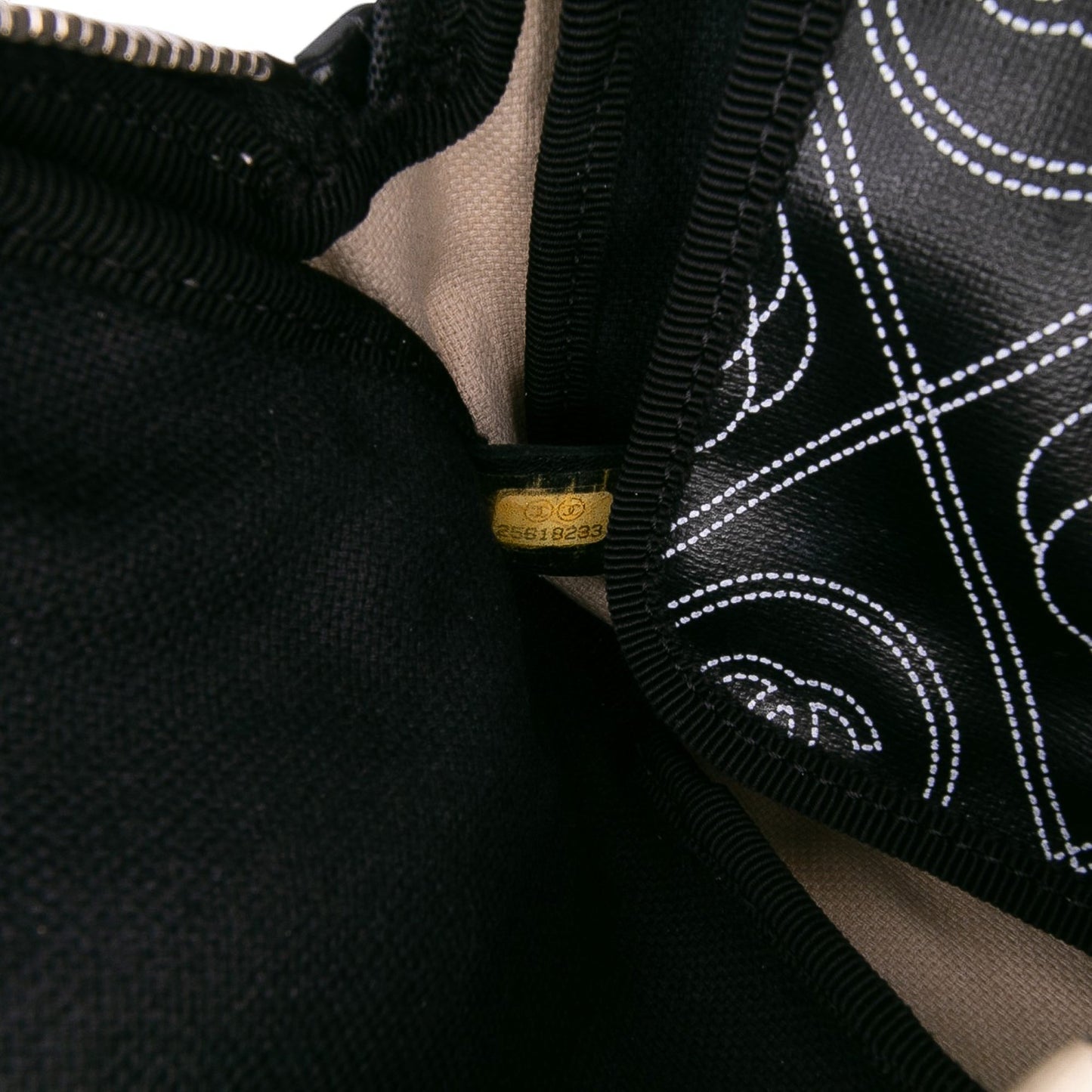 Chanel Coated Canvas Camellia Logo Camera Bag