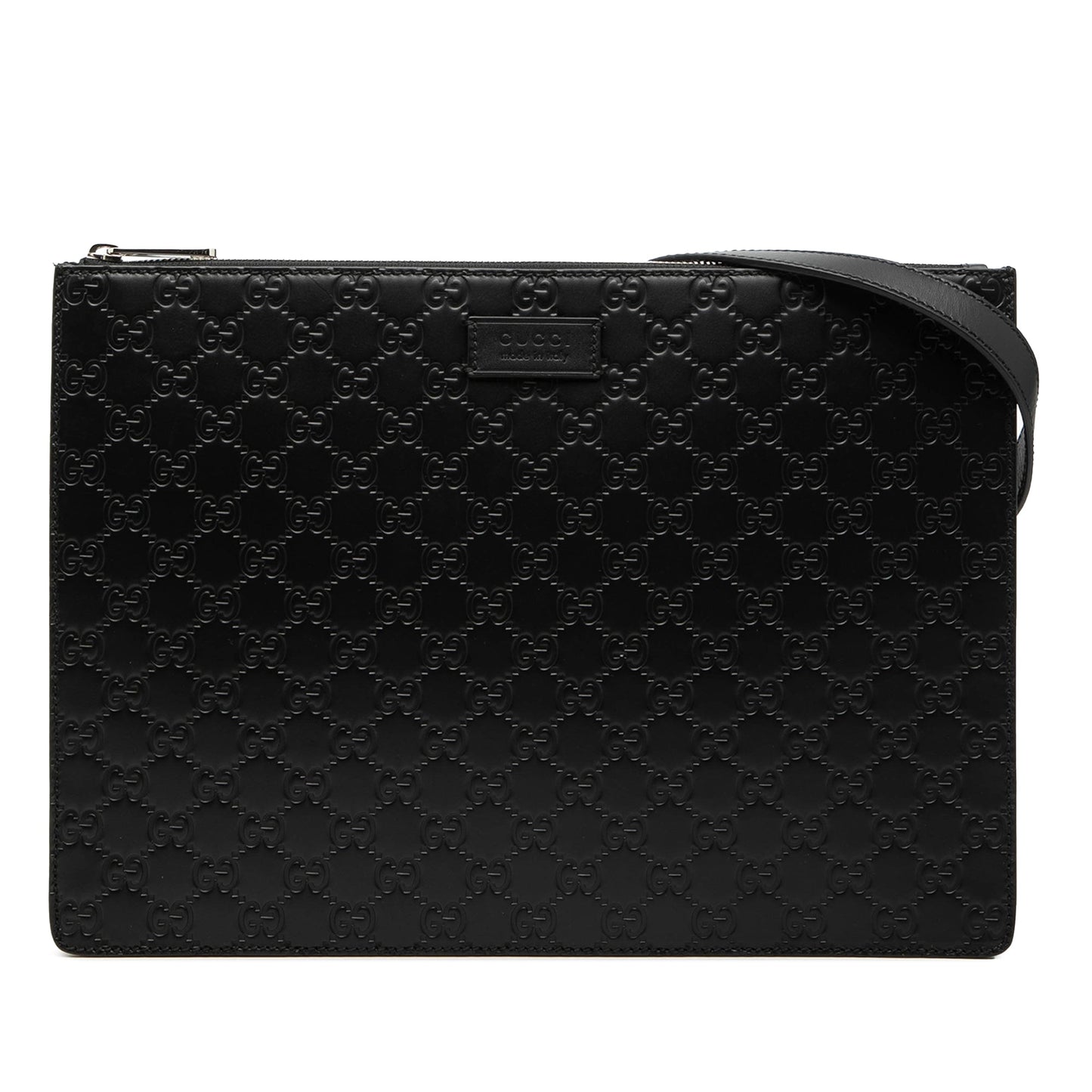 Gucci Guccissima Zip Messenger Bag