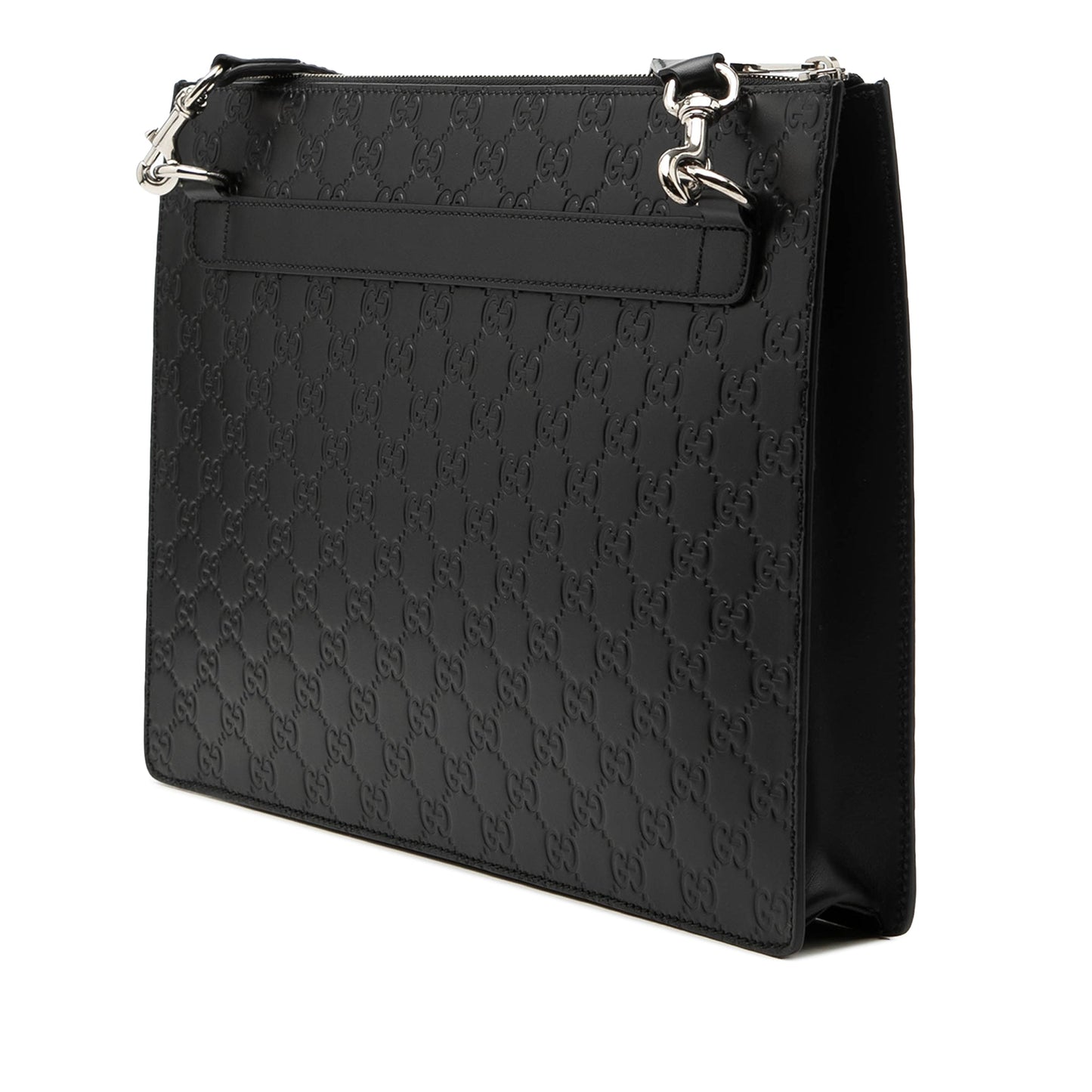 Gucci Guccissima Zip Messenger Bag