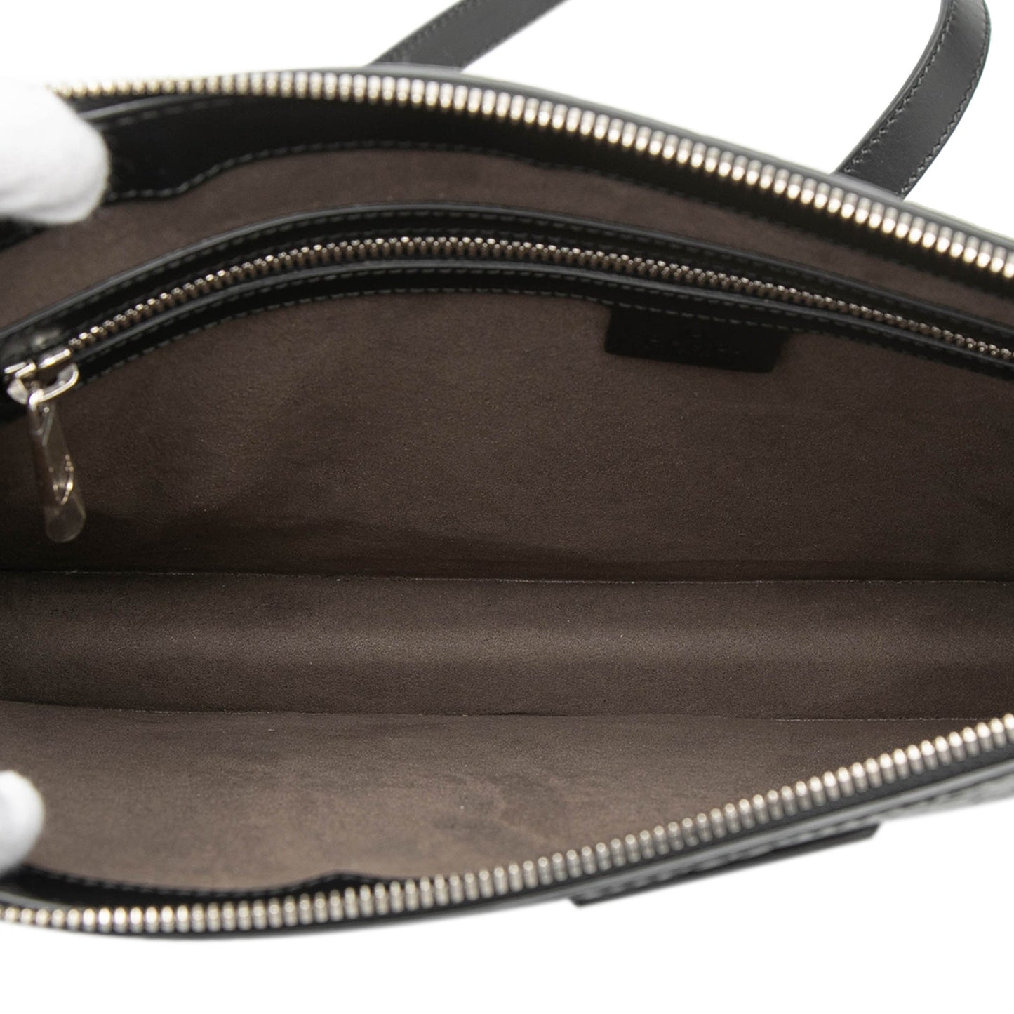 Gucci Guccissima Zip Messenger Bag