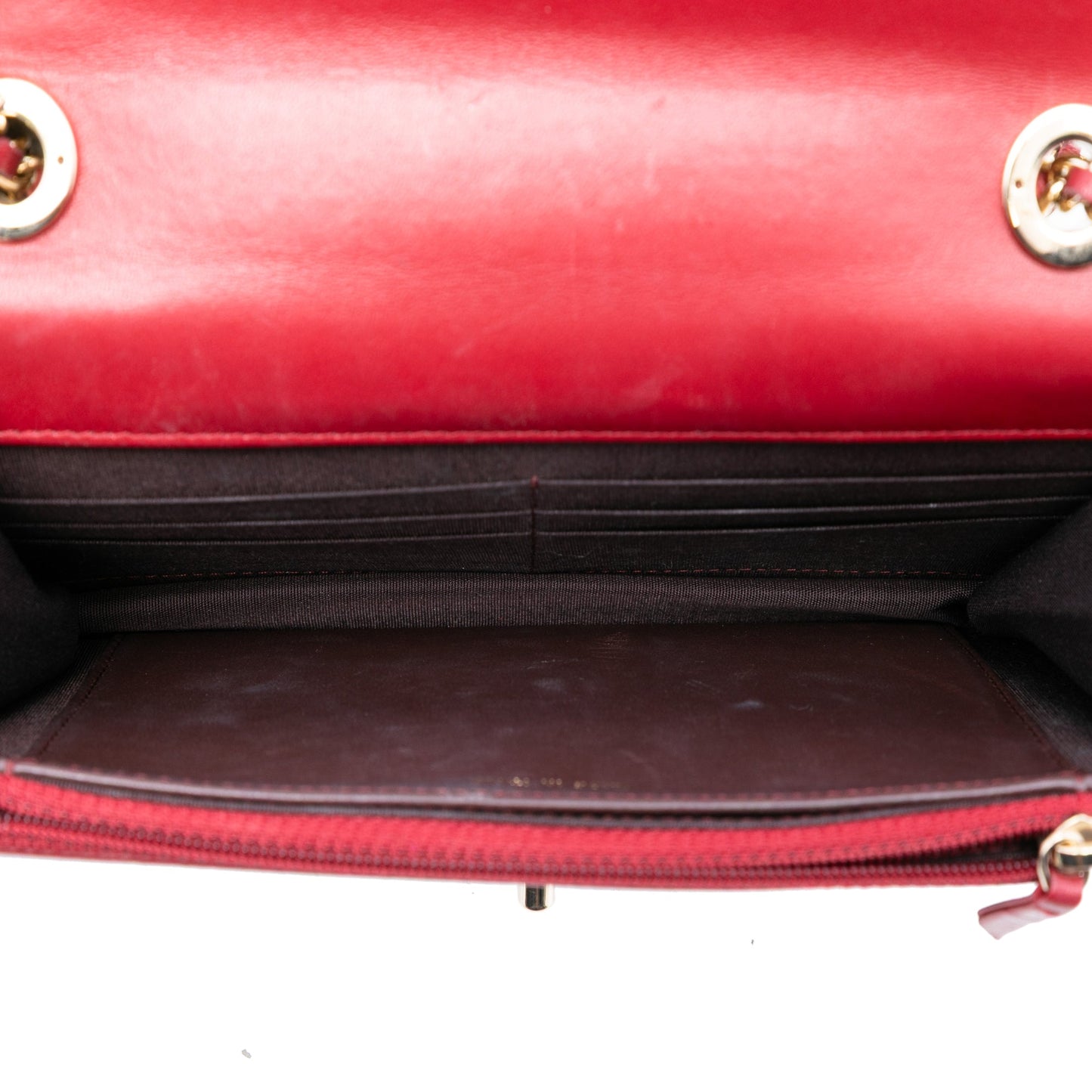 Chanel Lambskin Trendy CC Wallet On Chain