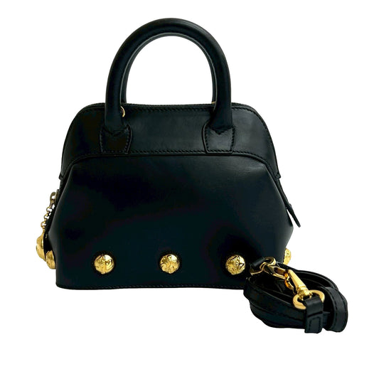 Ferragamo Mini Studded Leather Satchel