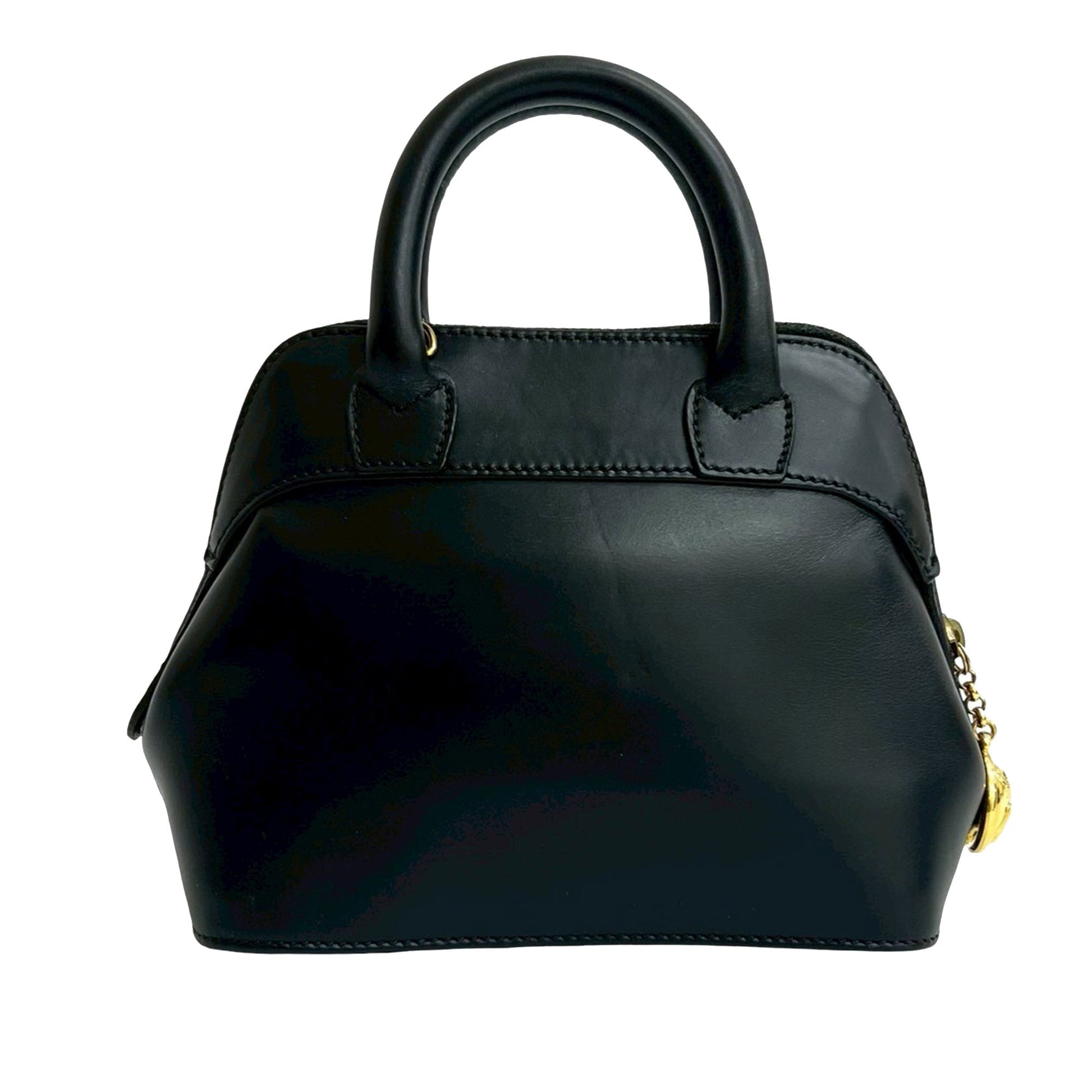 Ferragamo Mini Studded Leather Satchel