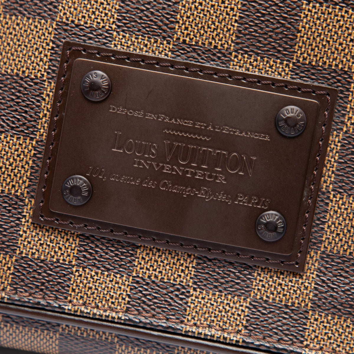 Louis Vuitton Damier Ebene Brooklyn MM — Brown