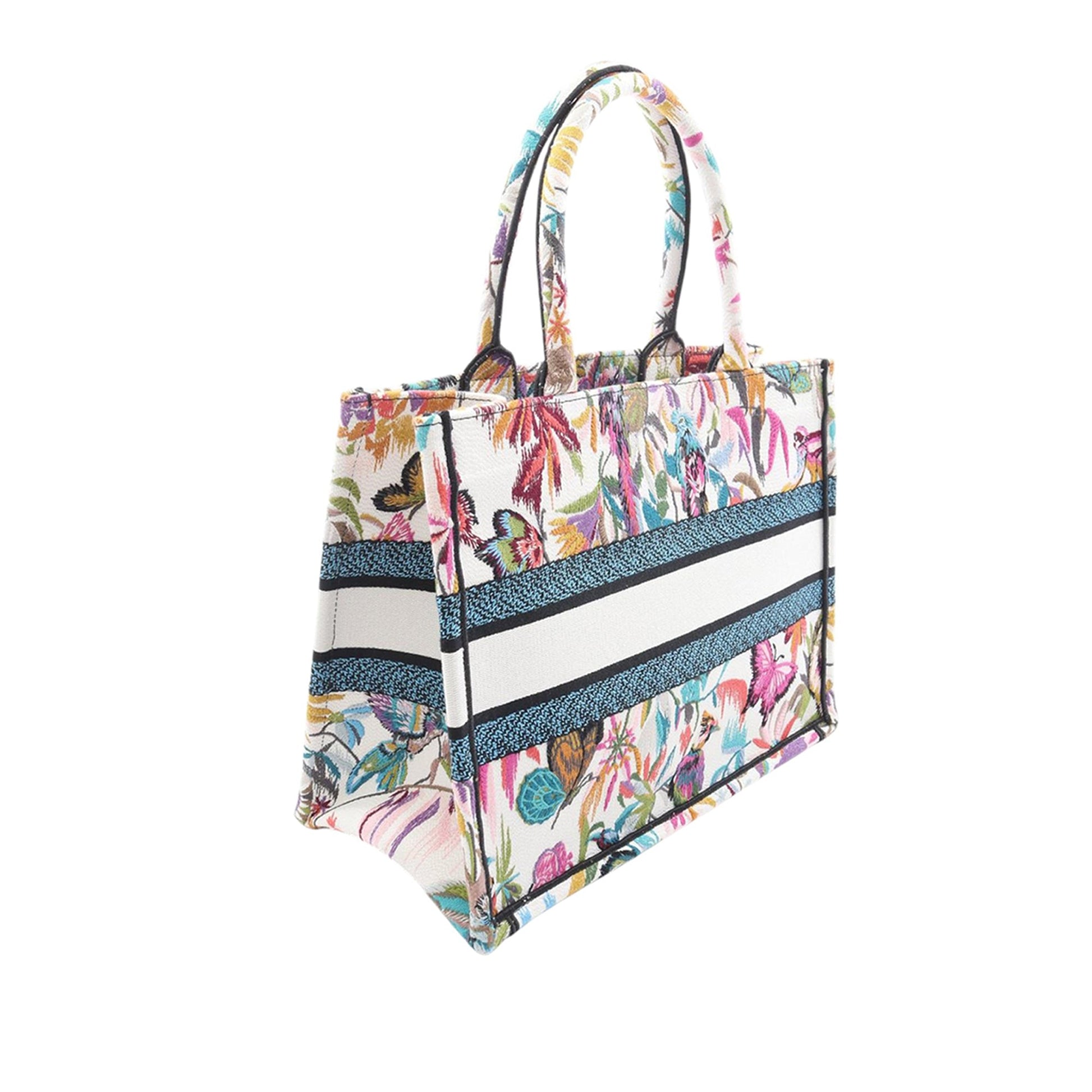 Dior Medium Embroidered Canvas Book Tote