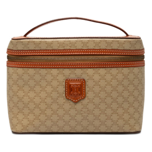 Celine Macadam Coated Canvas Vanity Bag
