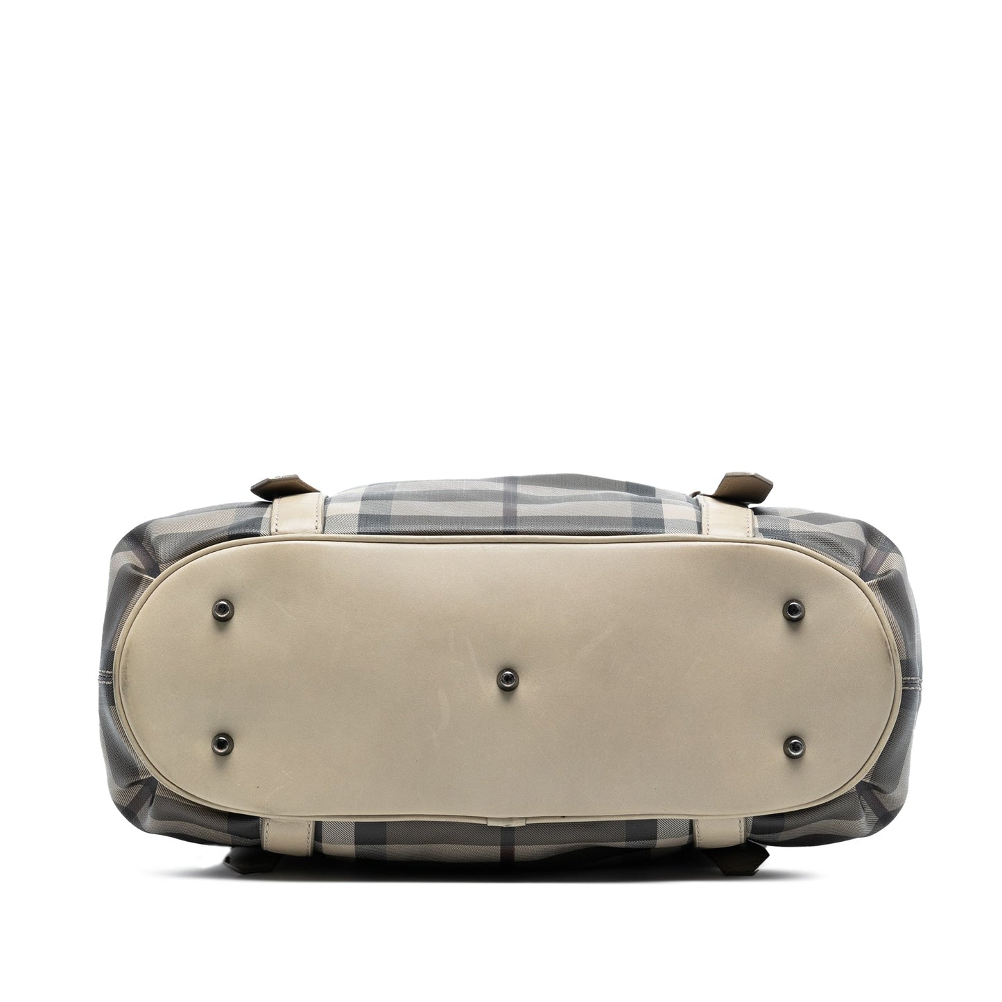 Burberry Smoke Check Coated Canvas Northfield Satchel