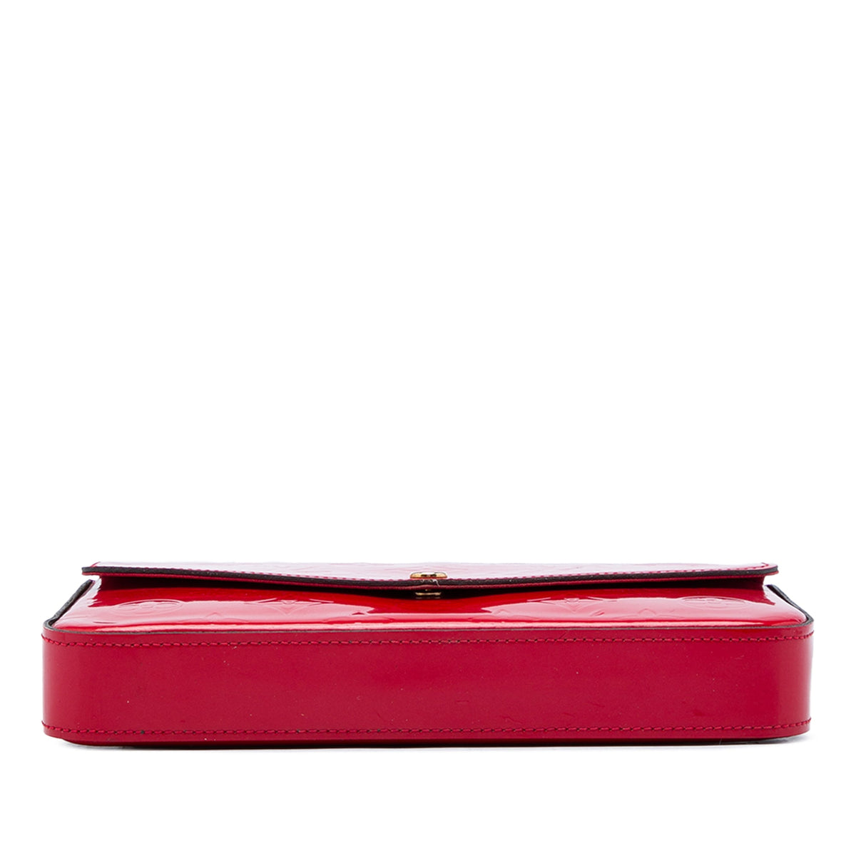 Louis Vuitton Monogram Vernis Pochette Felicie — Red
