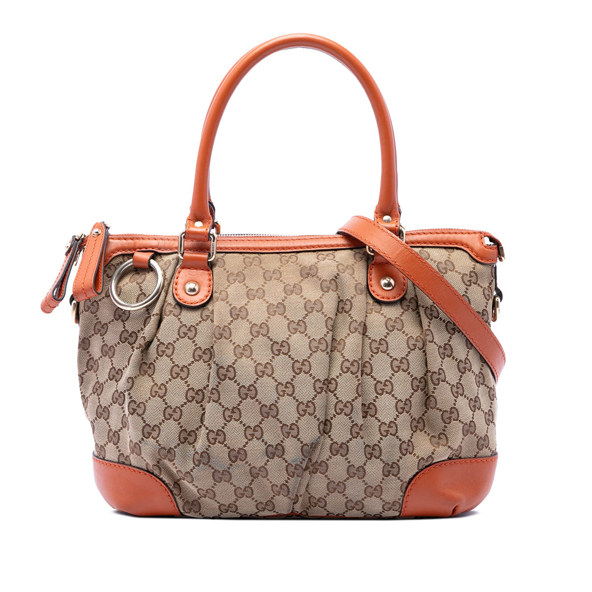 Gucci GG Canvas Sukey Satchel