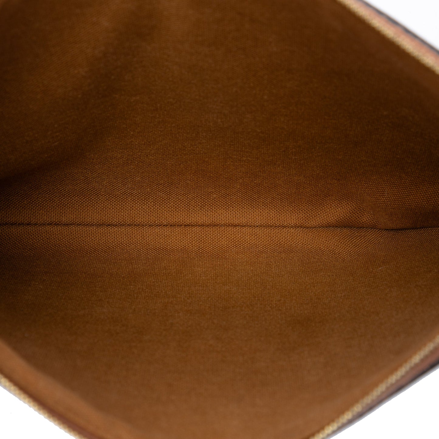 Celine Small Triomphe Coated Canvas Clutch