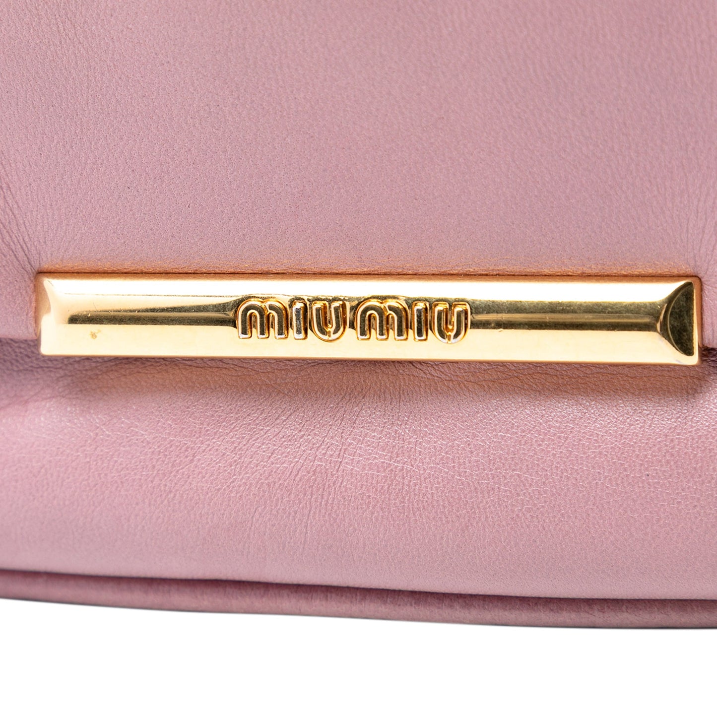 Leather Frame Chain Crossbody