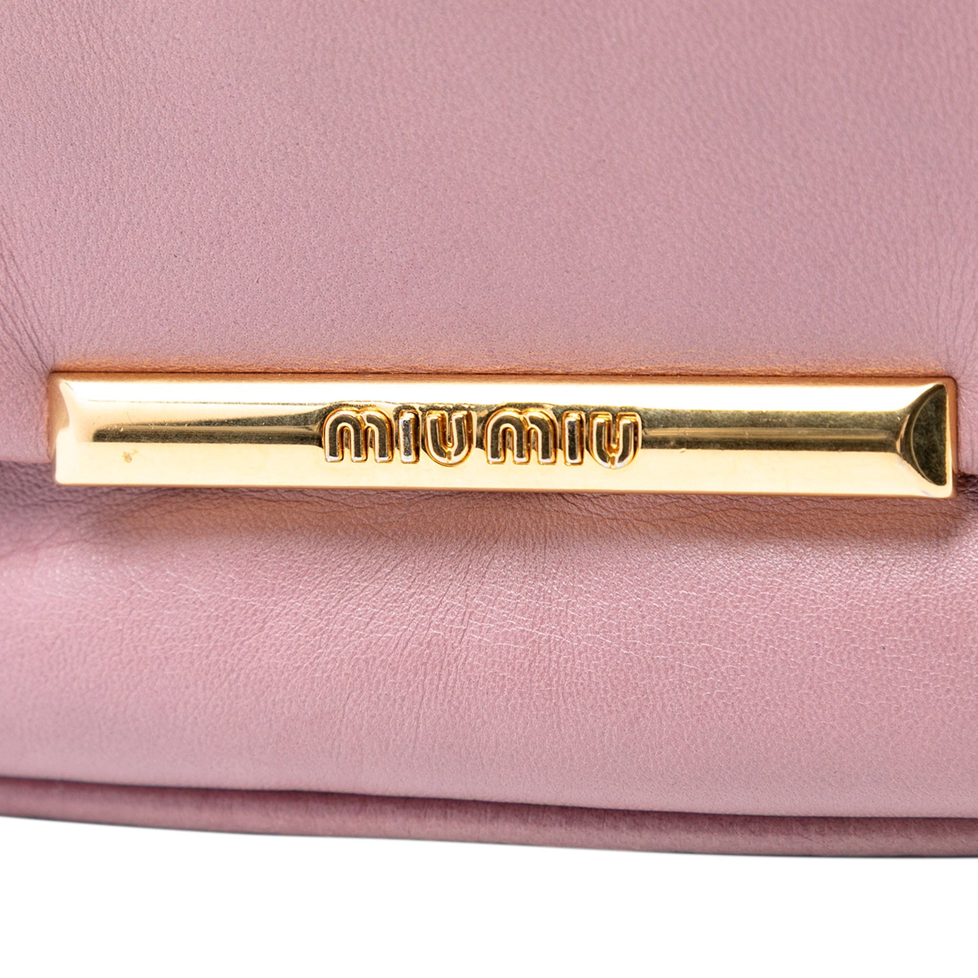Leather Frame Chain Crossbody