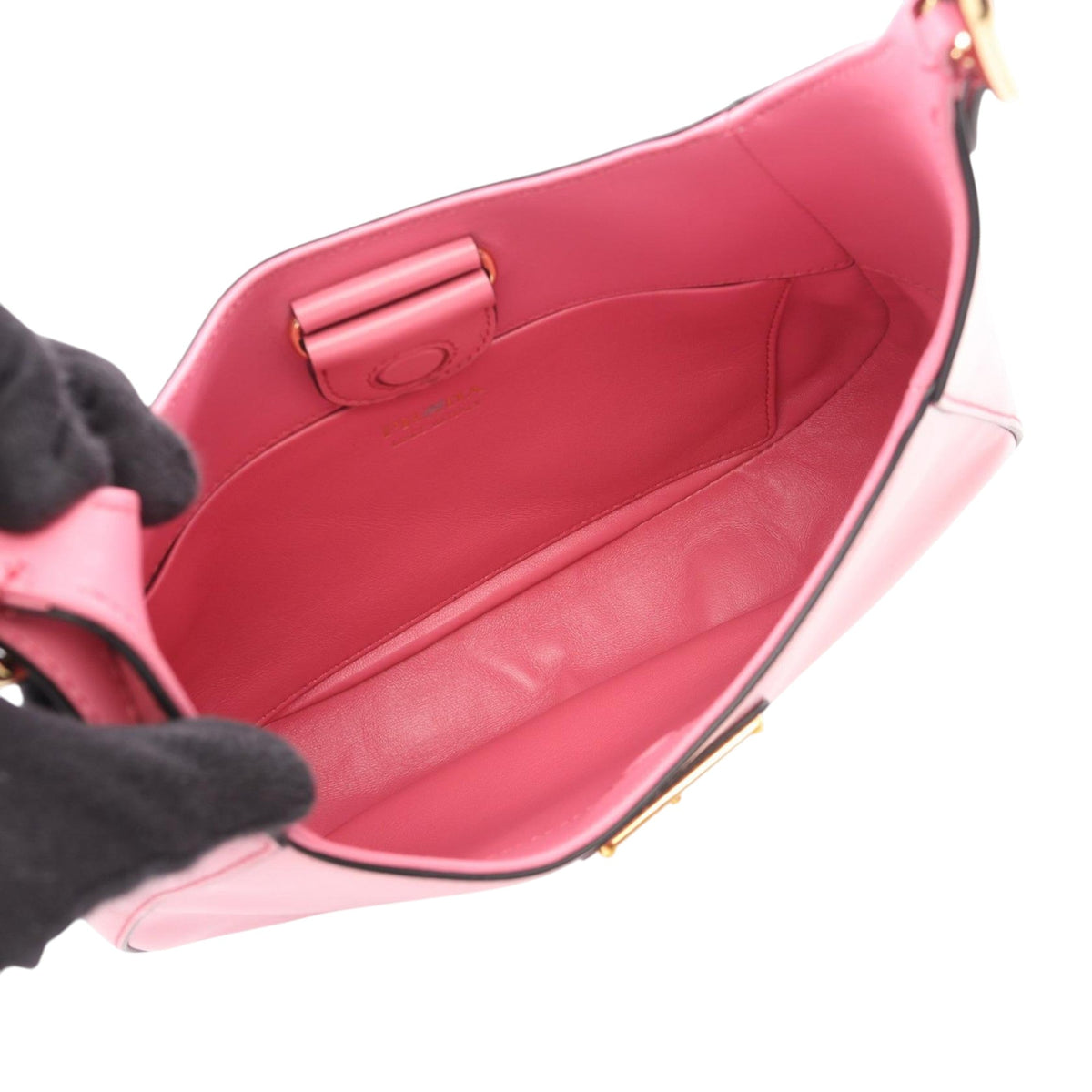 Prada Brushed Leather Cleo Bag
