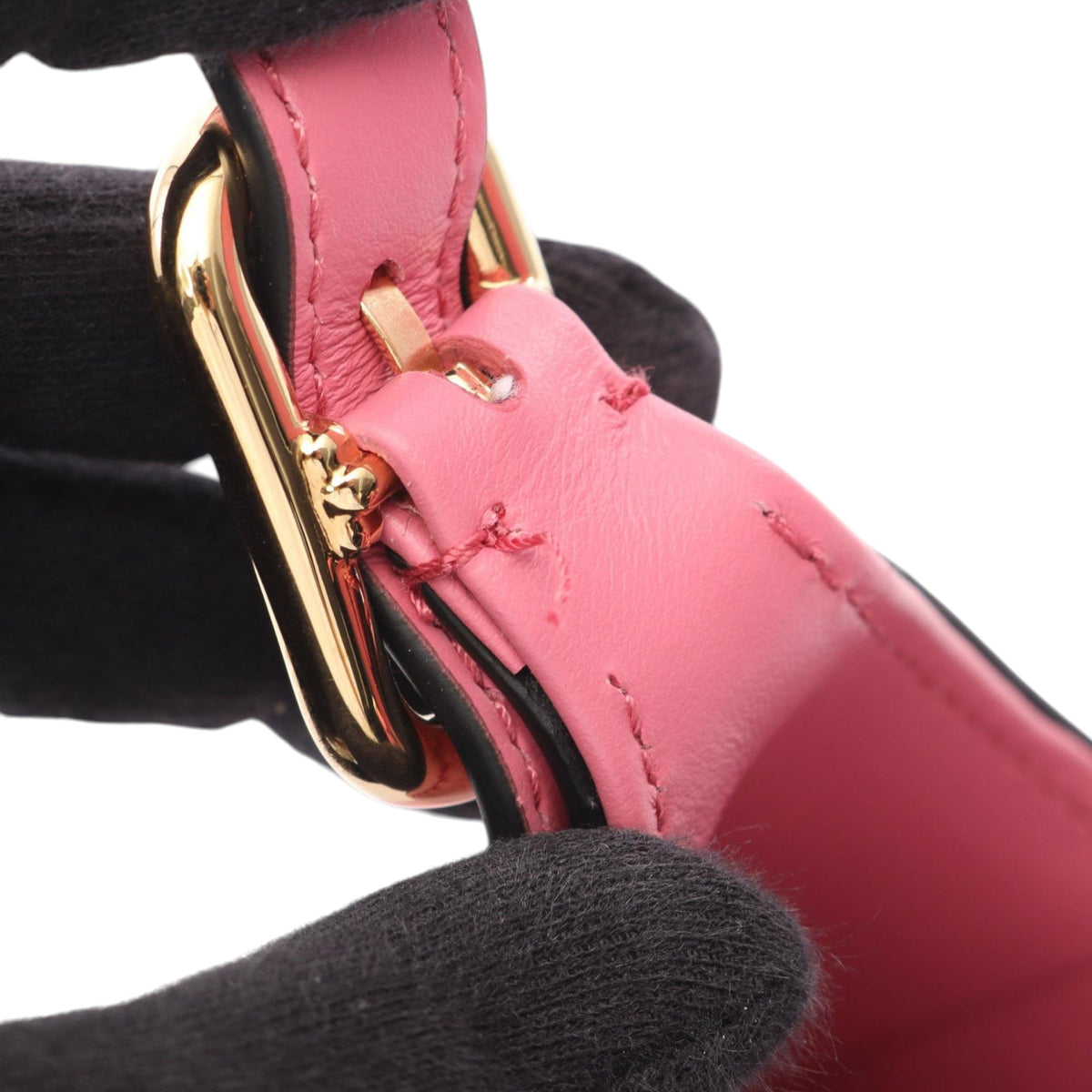 Prada Brushed Leather Cleo Bag