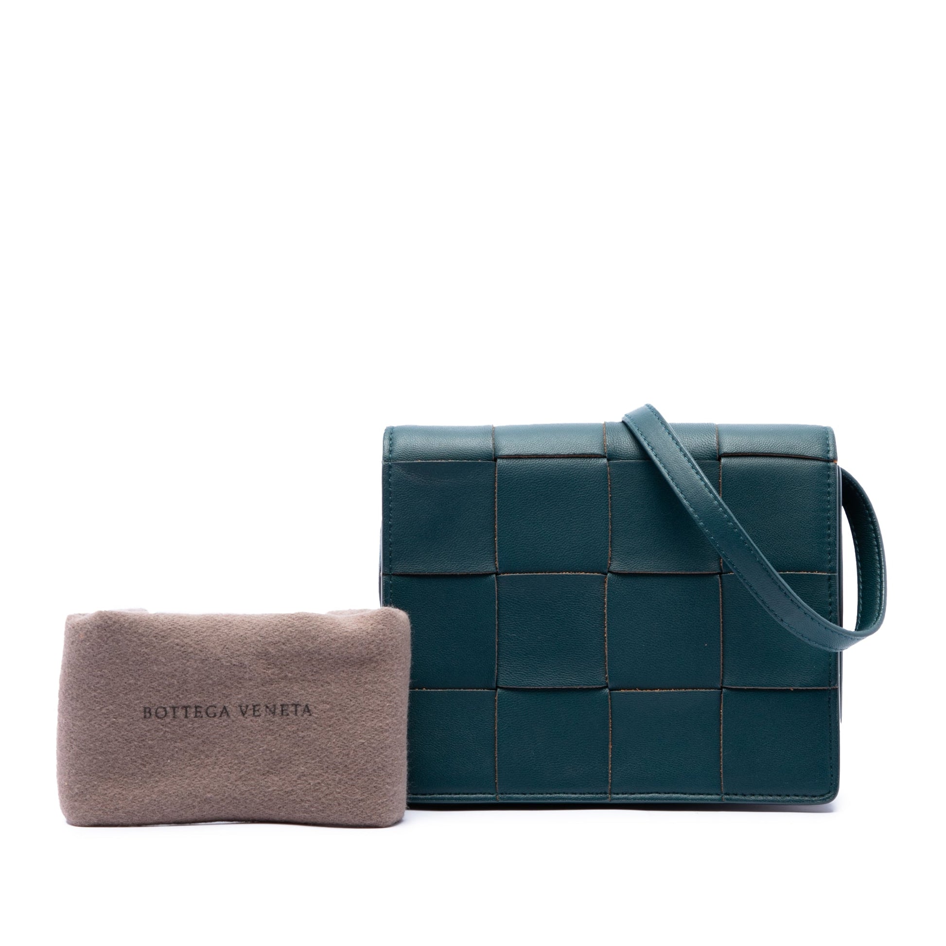 Bottega Veneta Mini Nappa Maxi Intrecciato Cassette Crossbody