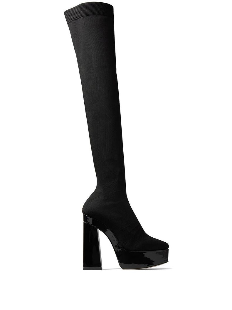 Jimmy Choo Boots Women Fabric  Black
