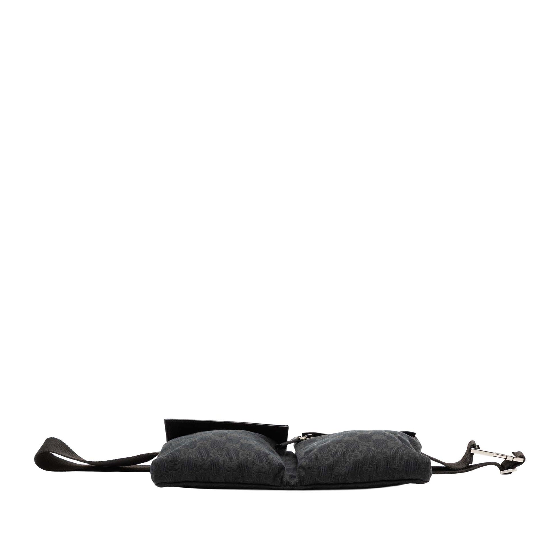 Gucci GG Canvas Double Pocket Belt Bag