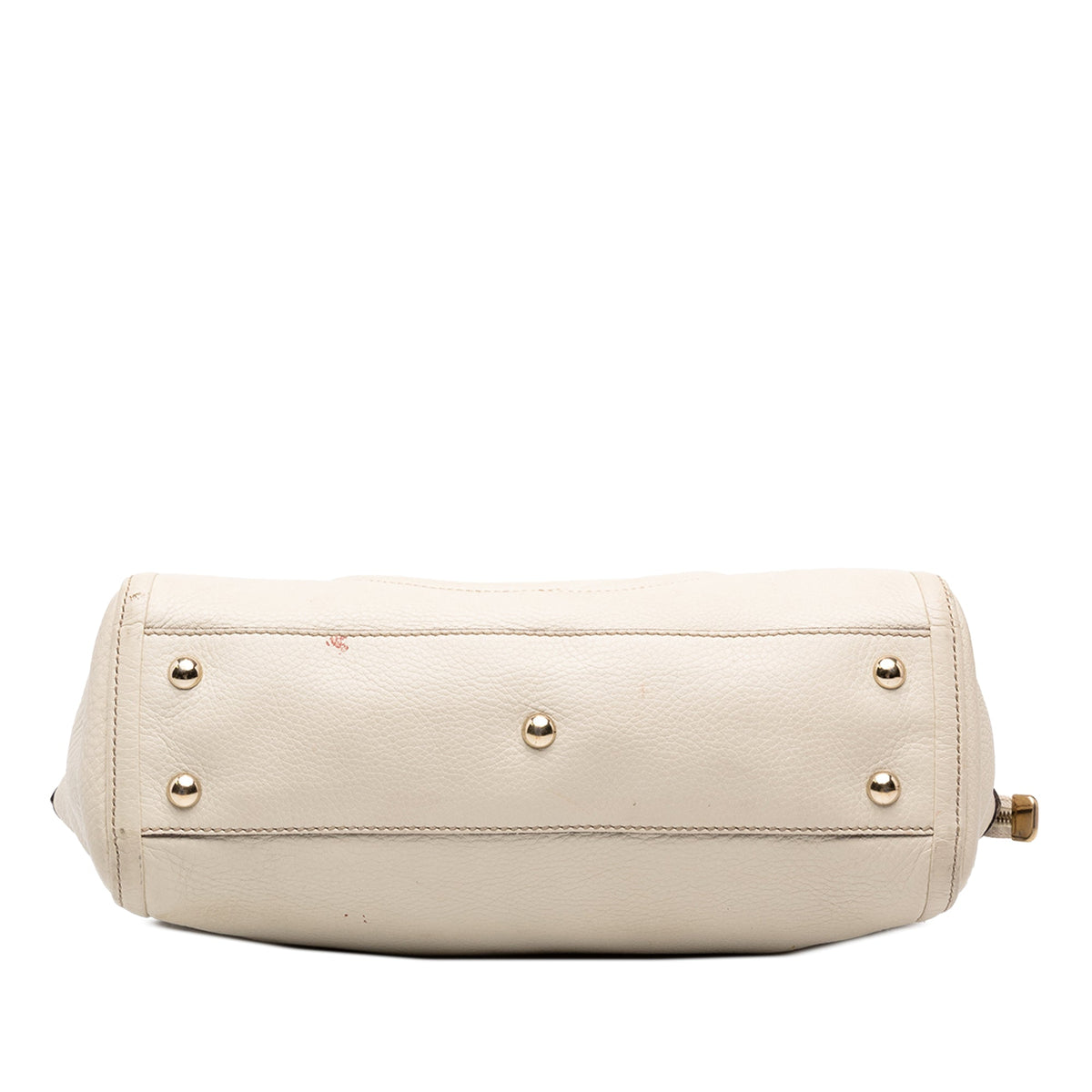 Gucci Small Leather Soho Working Tote — White
