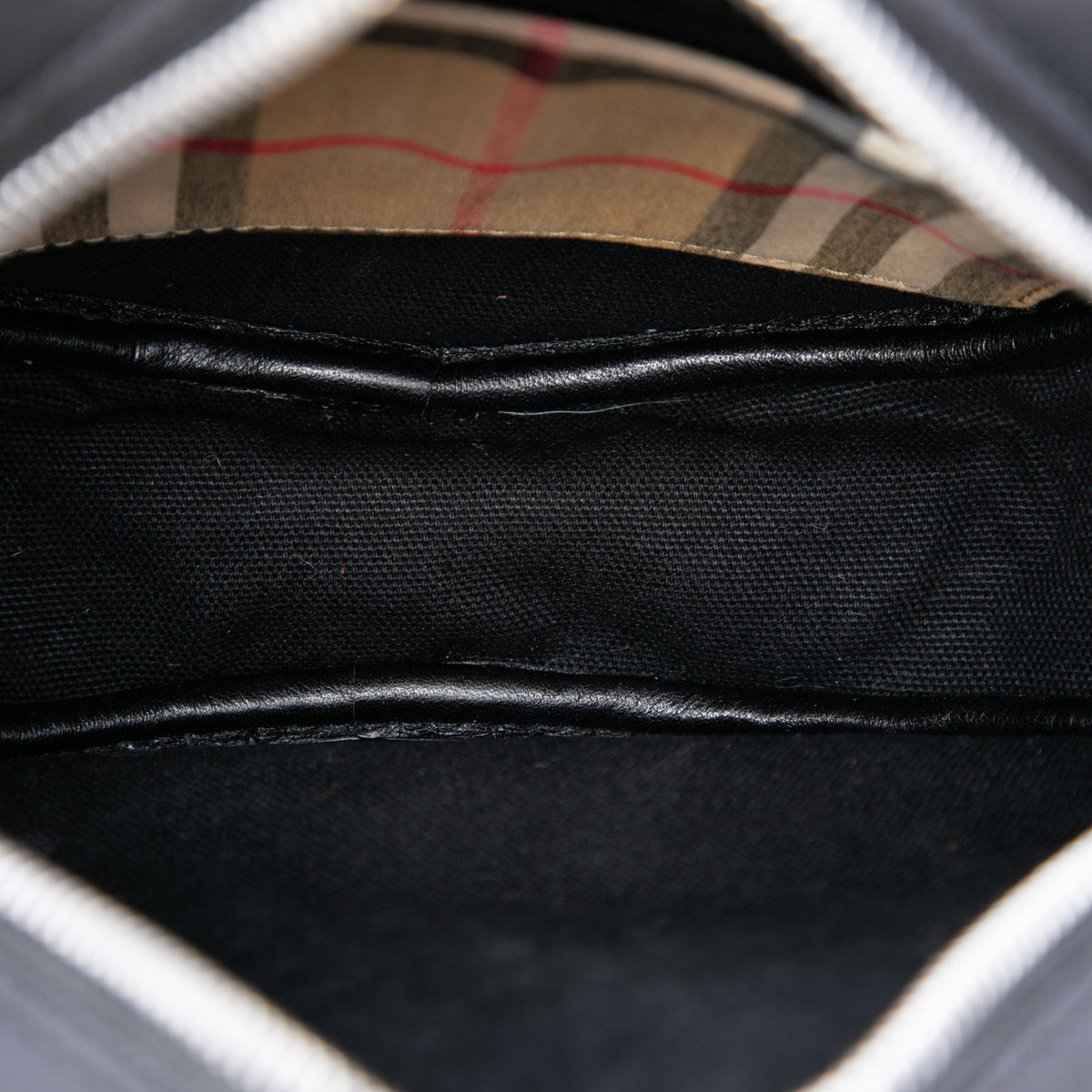 Burberry Cartoon House Check Round Crossbody