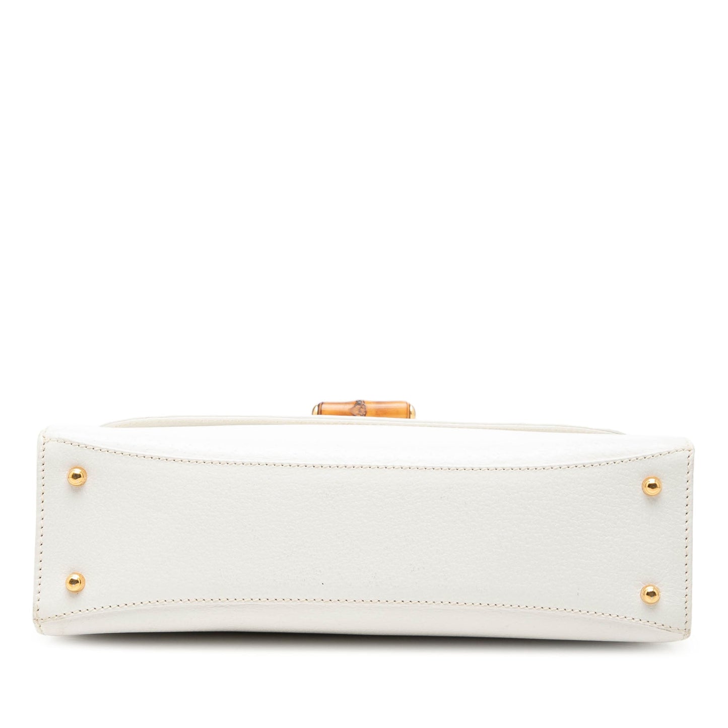 Gucci Calfskin Bamboo Top Handle Bag