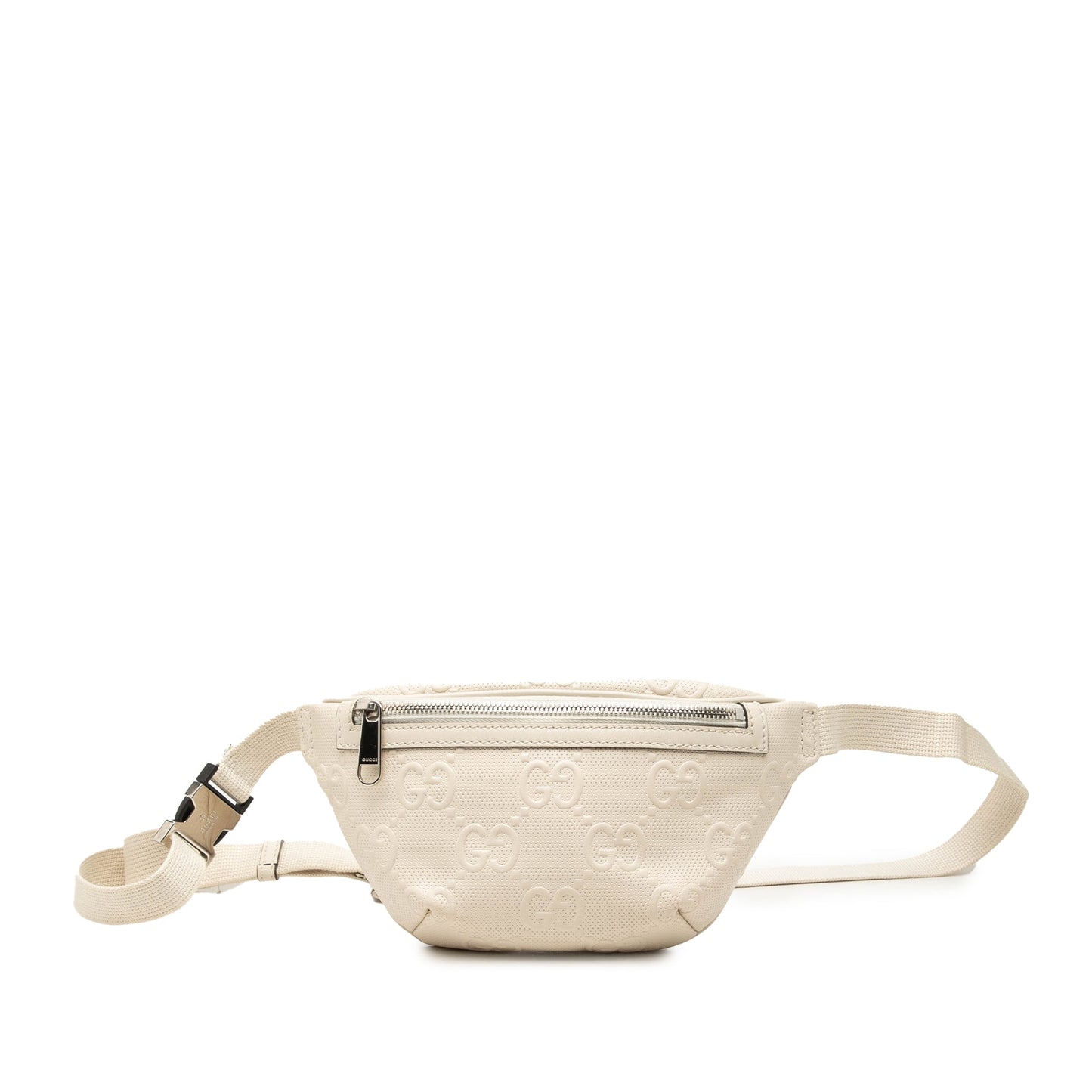 Gucci GG Embossed Perforated Leather Belt Bag