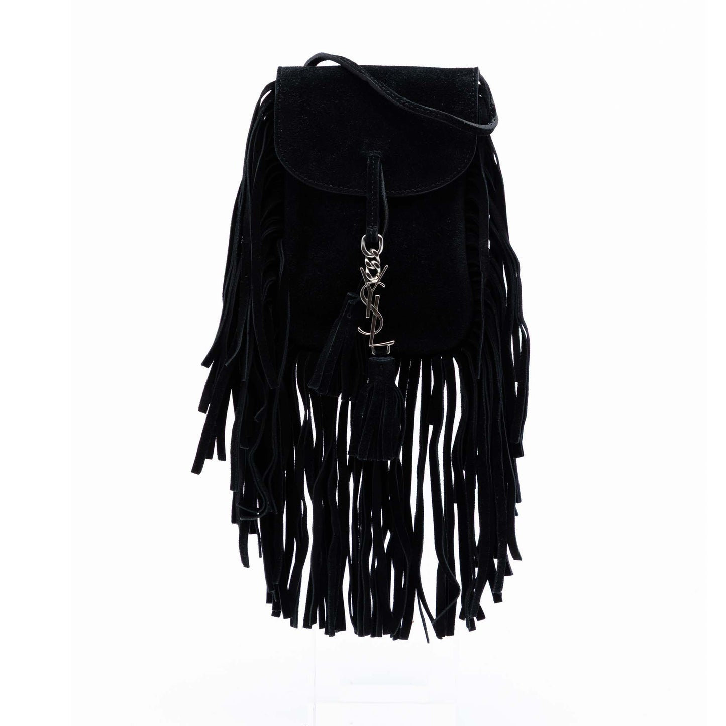 Saint Laurent Toy Suede Anita Fringed Crossbody