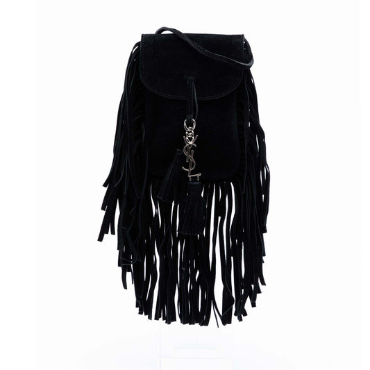 Saint Laurent Toy Suede Anita Fringed Crossbody