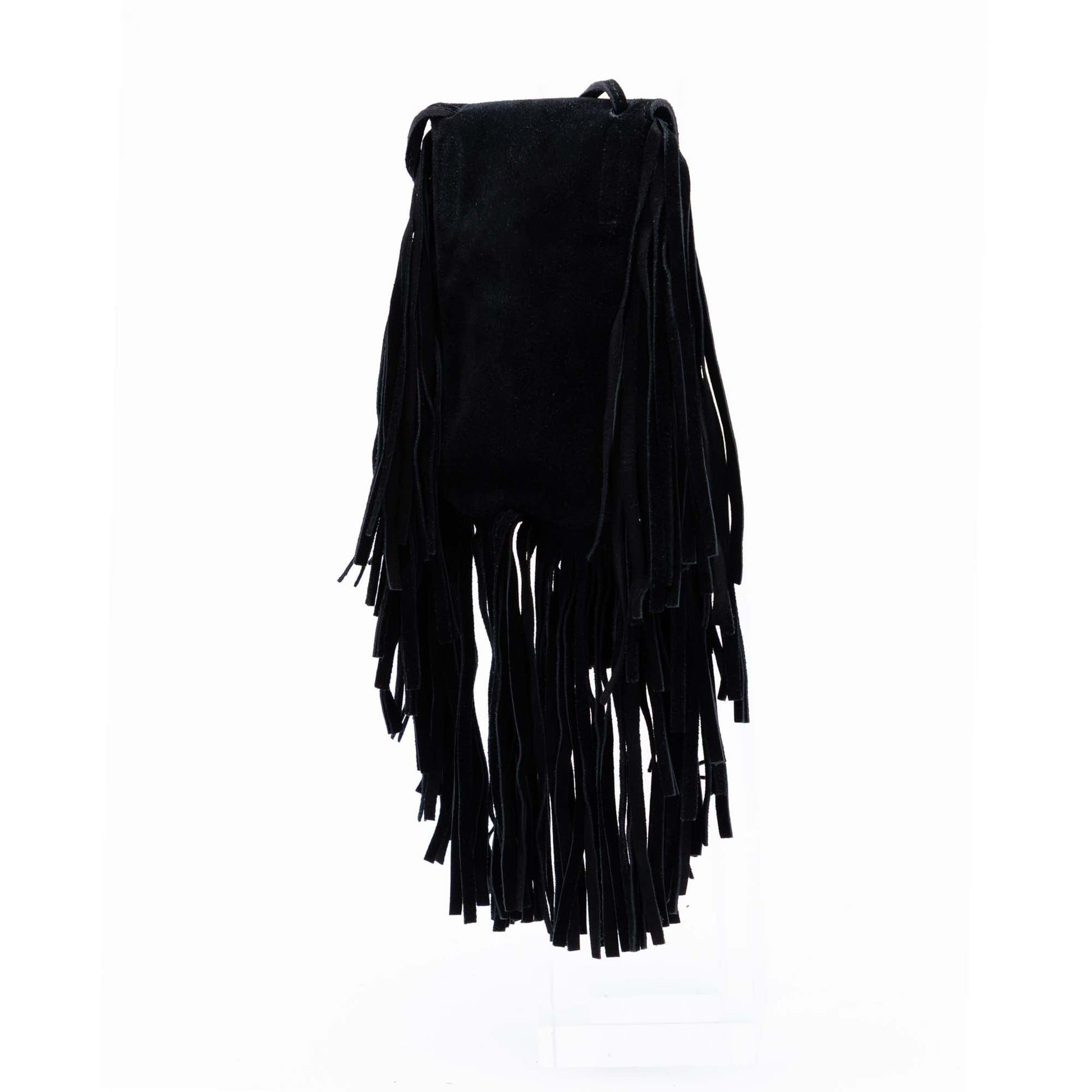 Saint Laurent Toy Suede Anita Fringed Crossbody
