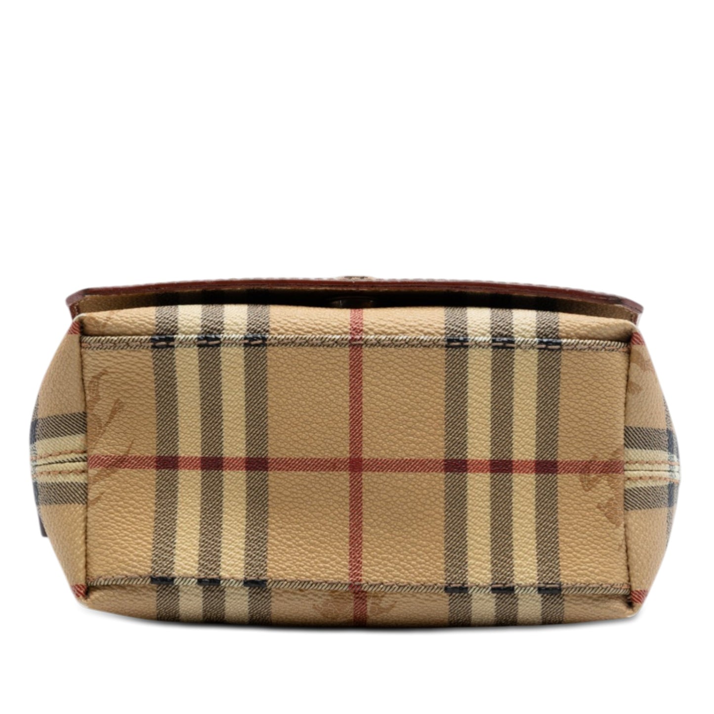 Haymarket Check Coated Canvas Flap Crossbody