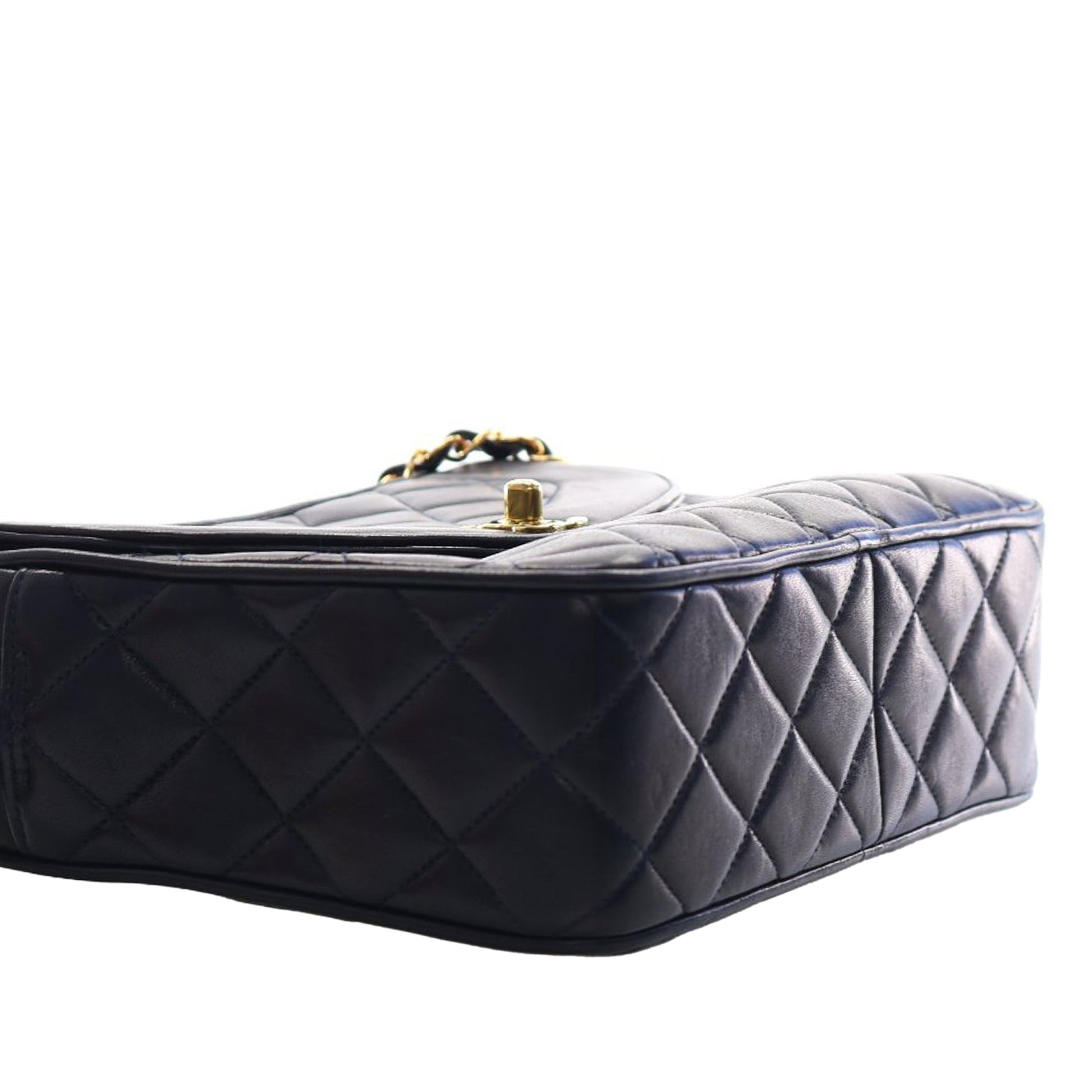 Small Quilted Lambskin Diana Tassel Camera Bag